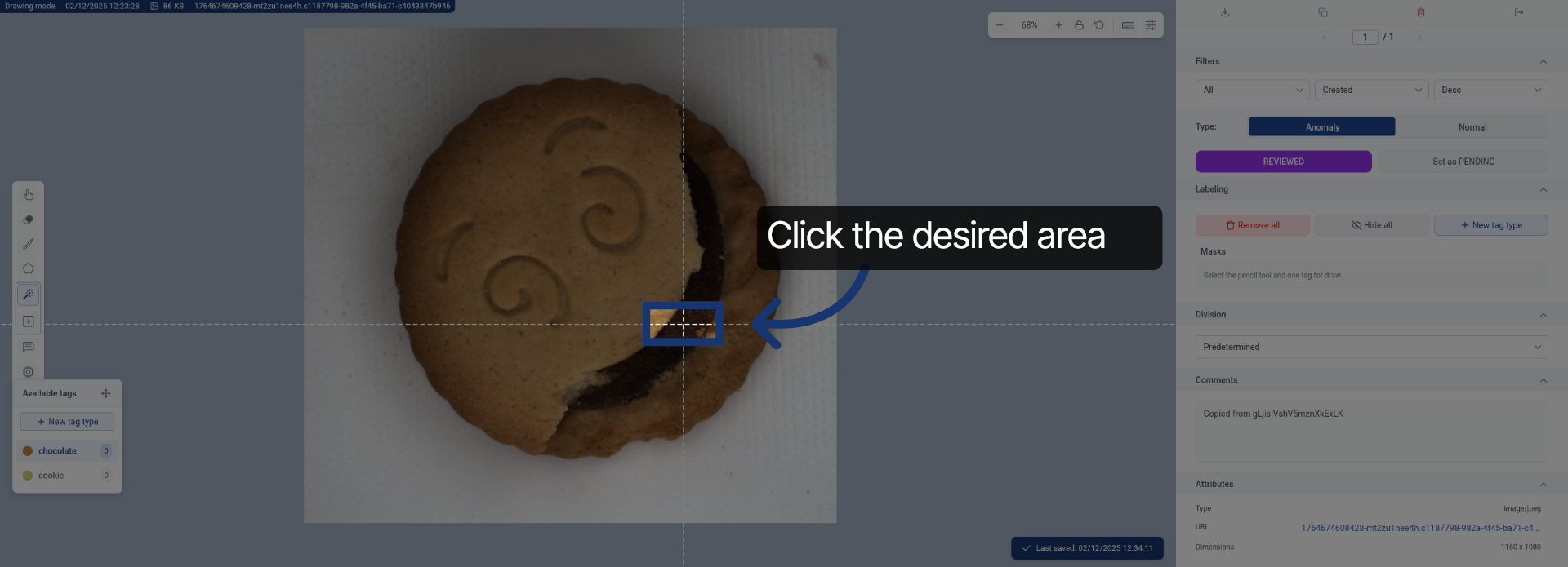 Initiate Label Application
