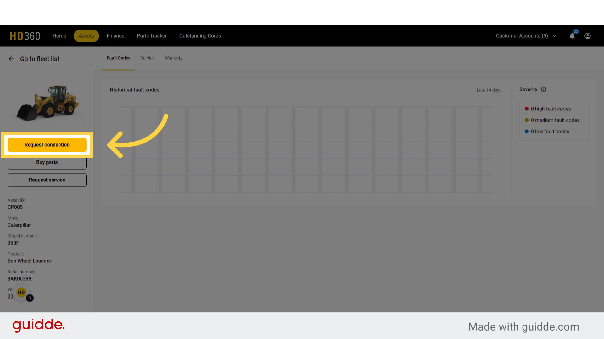 Click 'Request connection'