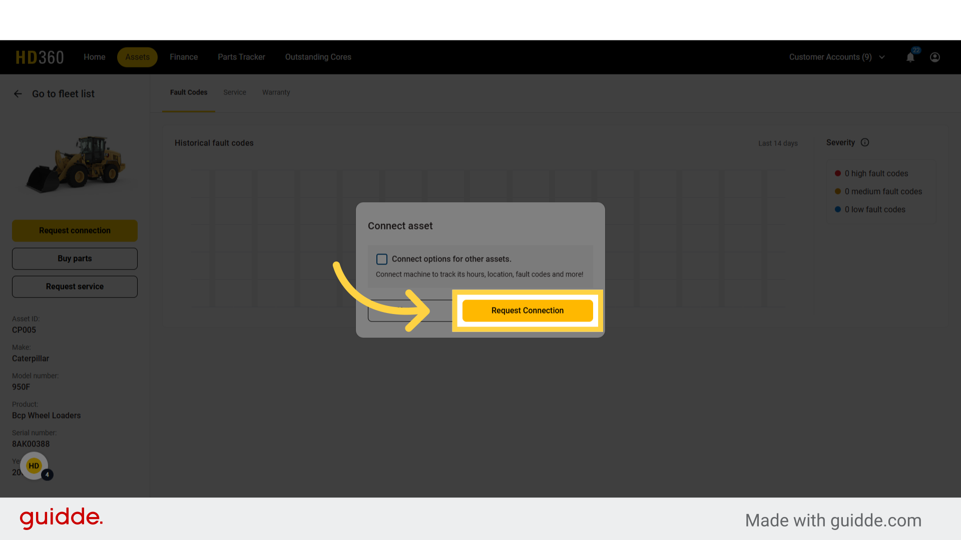Confirm the connection request