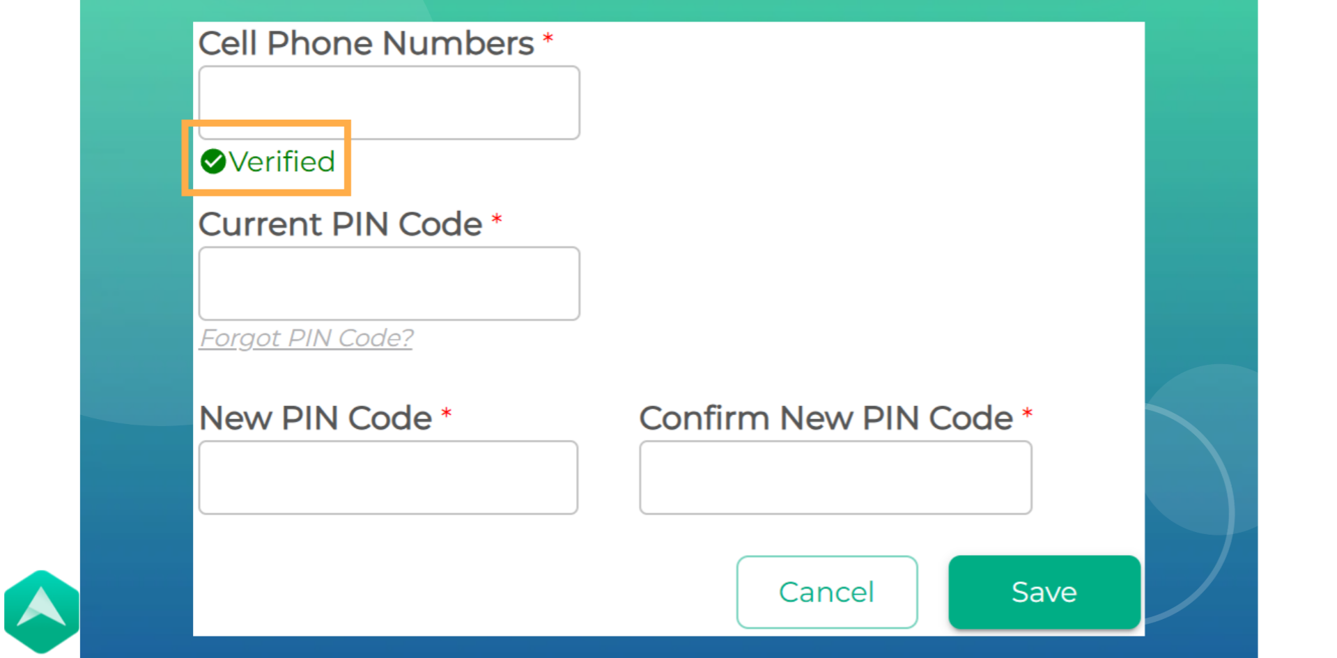 Verified Phone Number