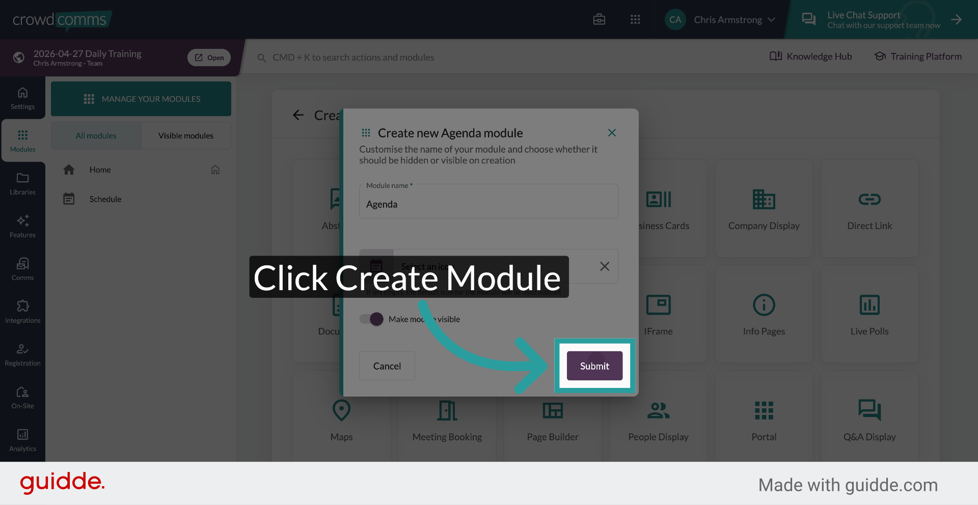 Create New Module