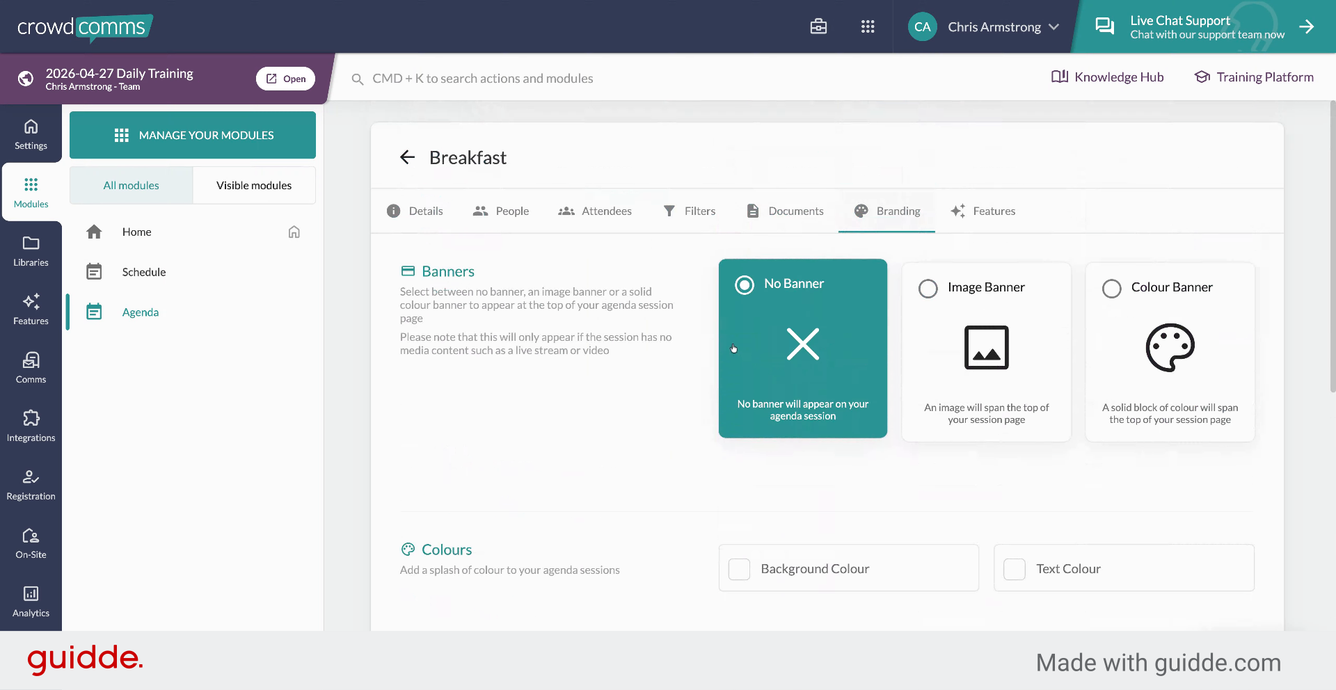 Enhance Sessions With Features