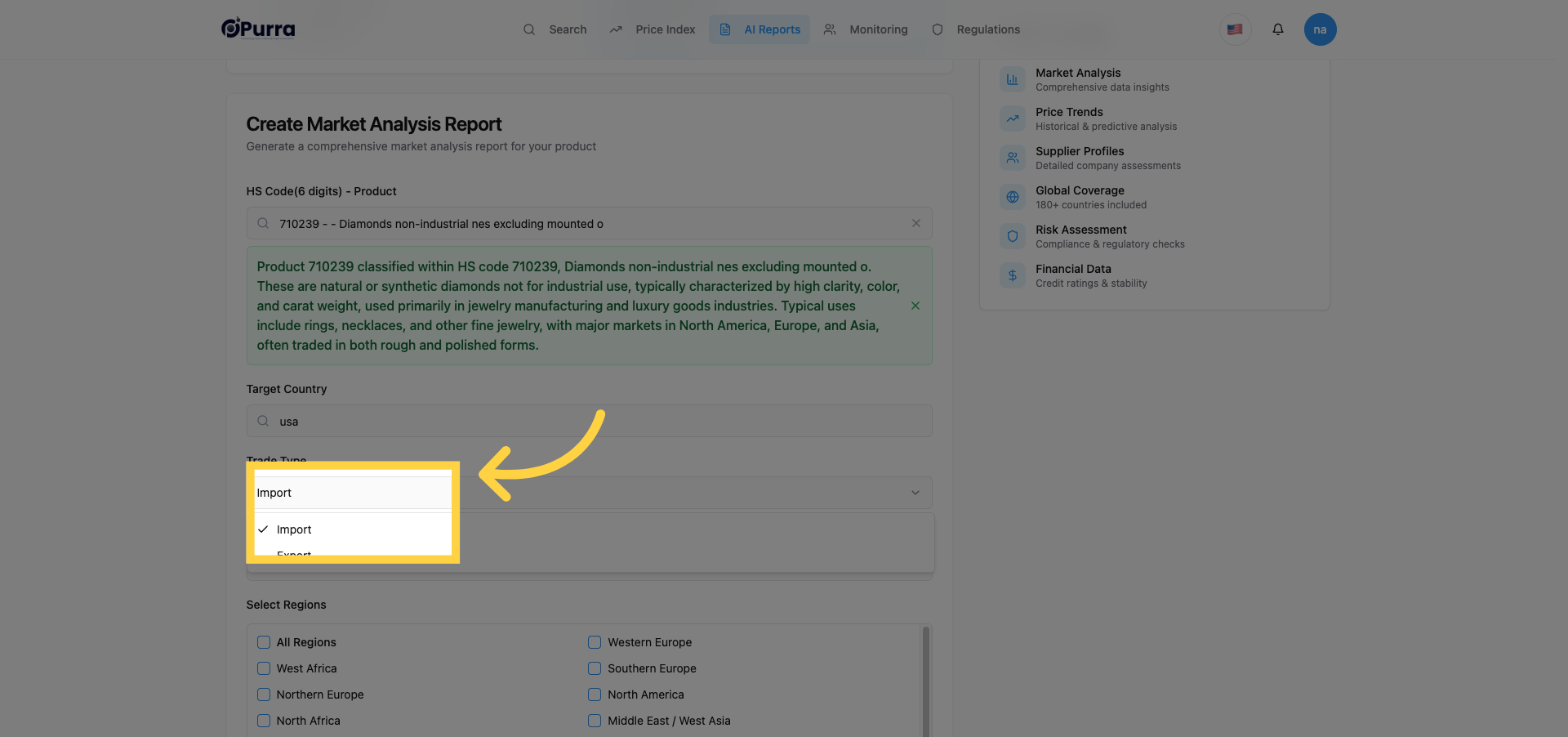 Confirm Import Selection
