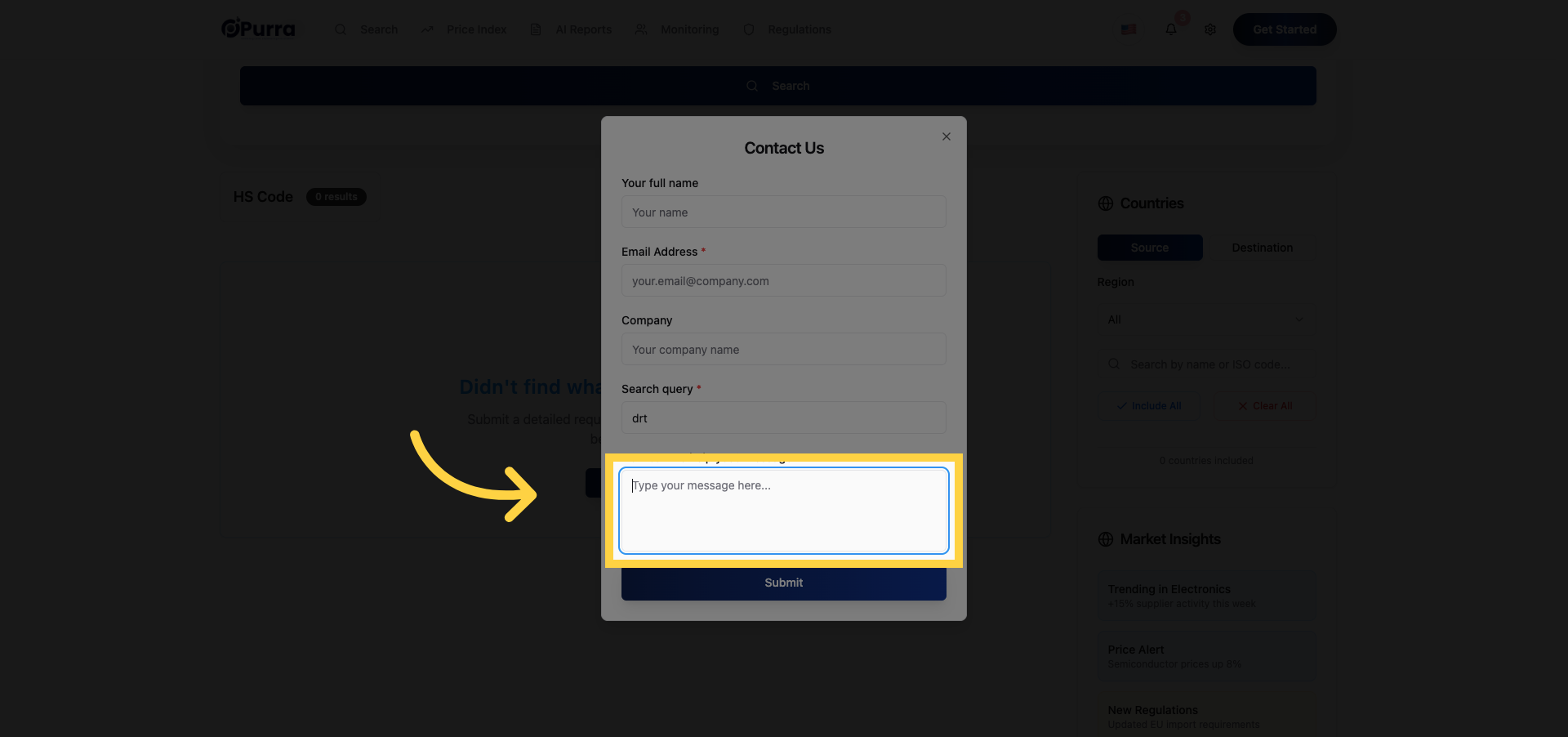 Select Message Field