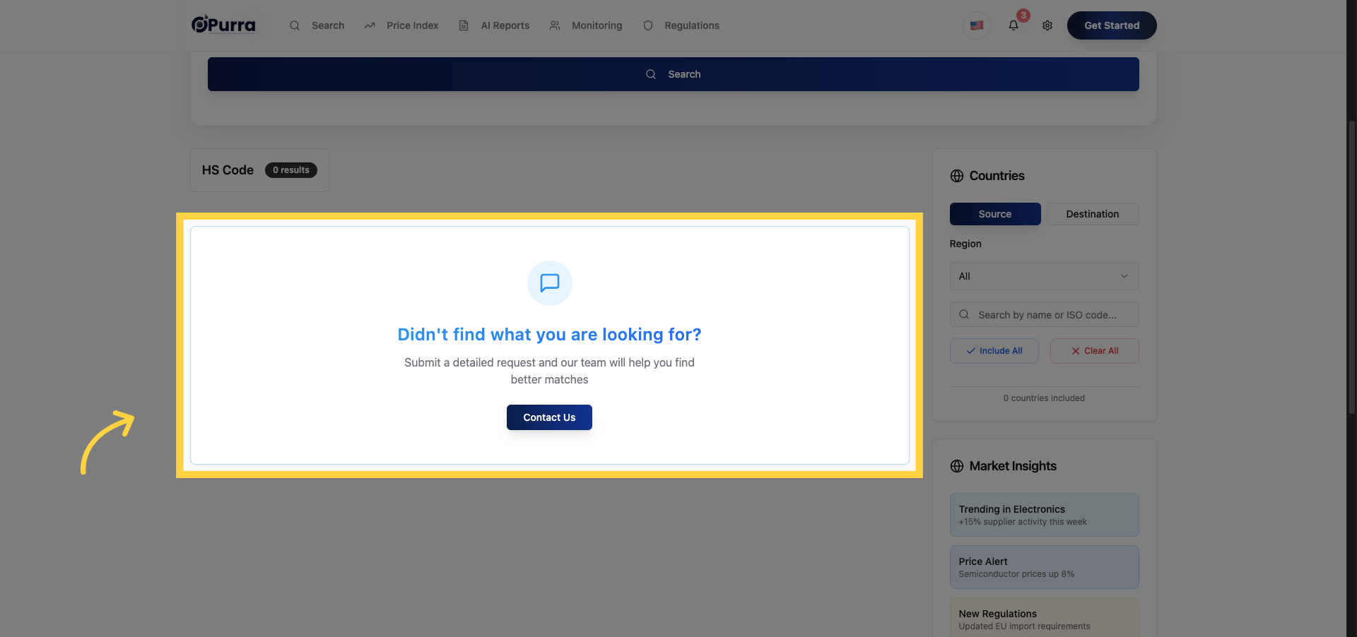 Access Detailed Request Option