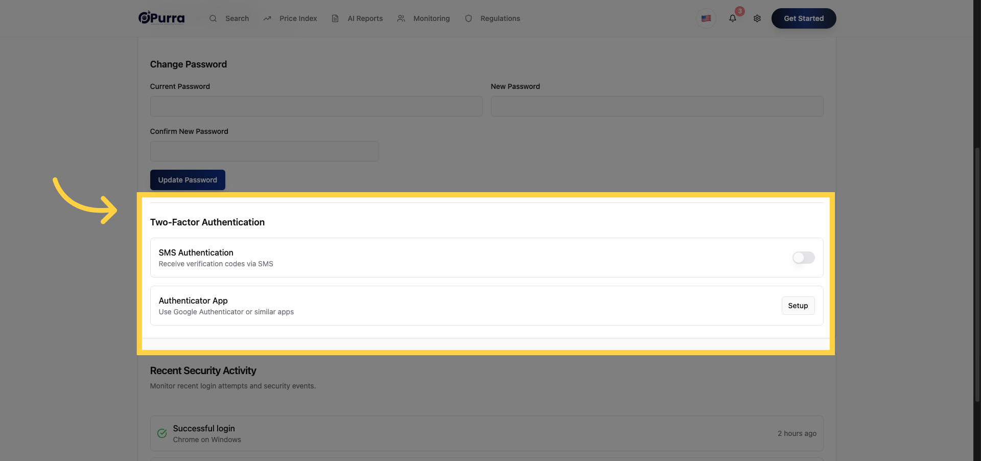 Select User Account Details