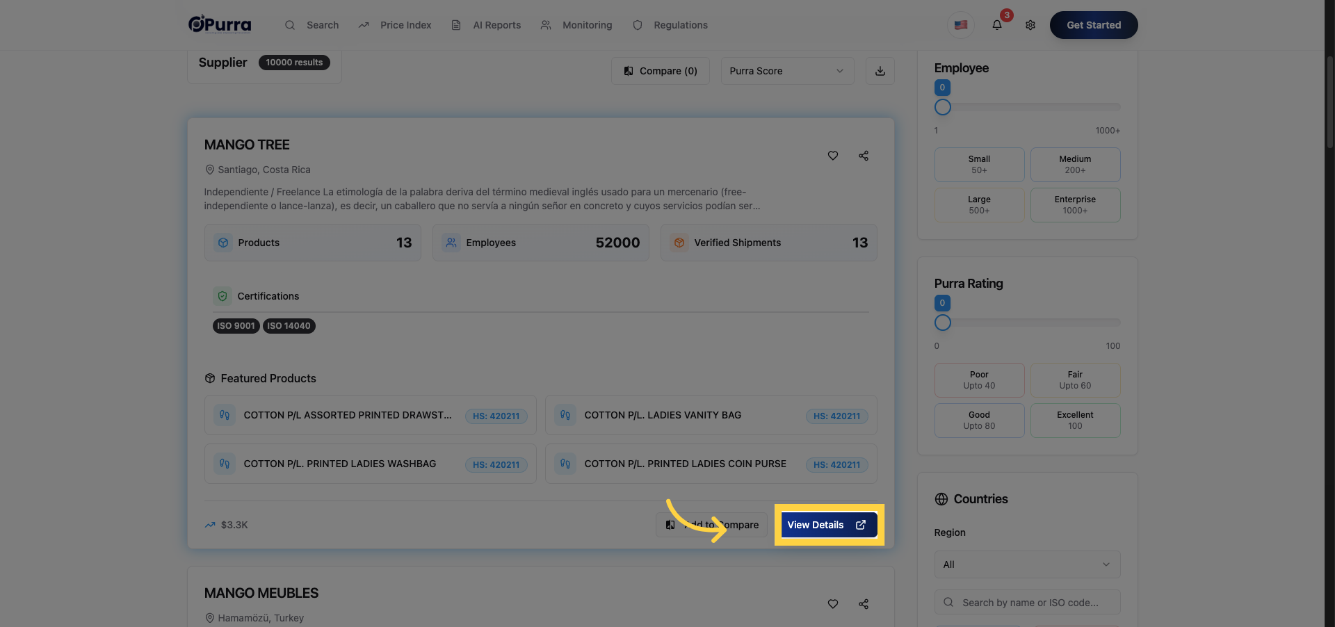 Open Supplier Details