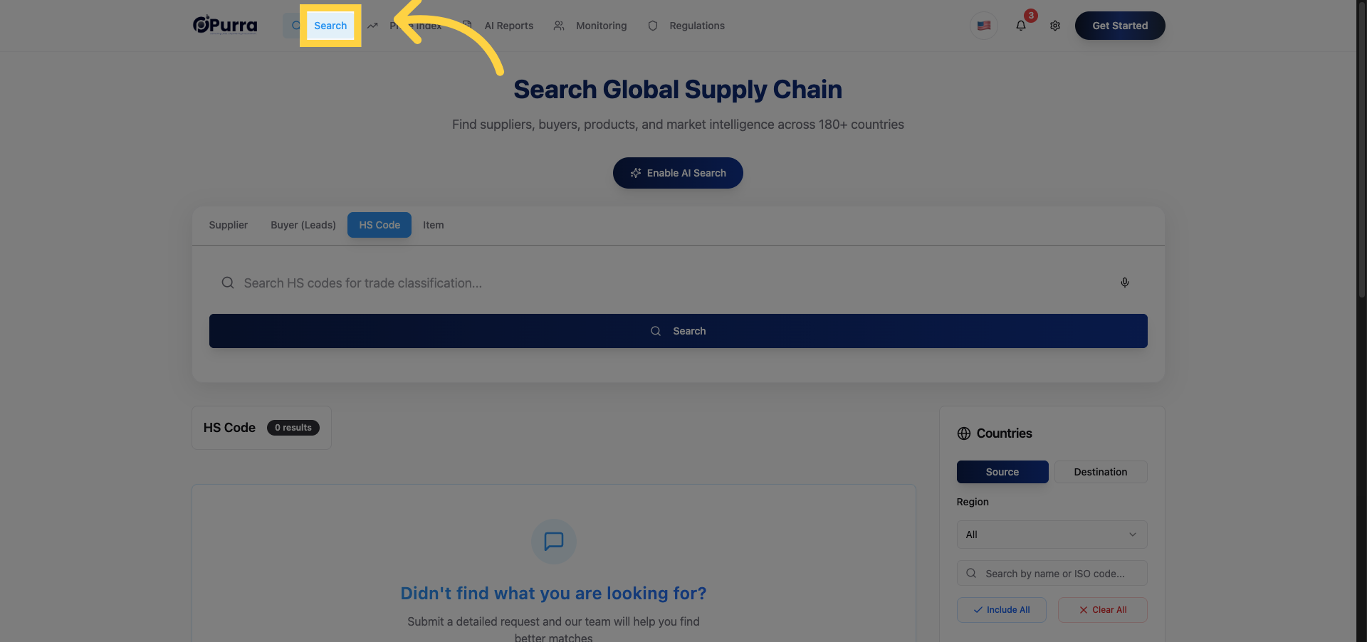 Click Search Button