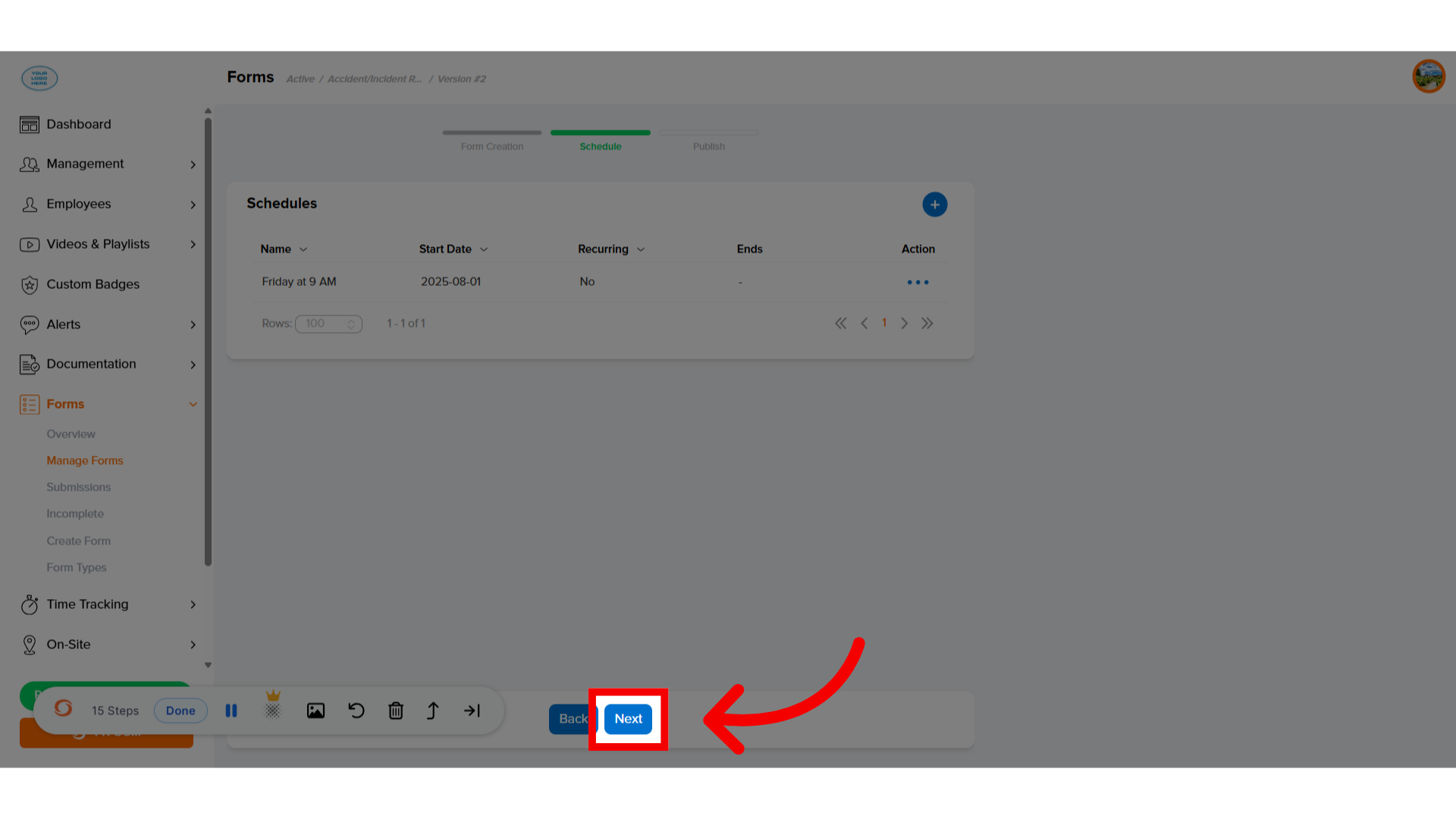 Click 'Next'
