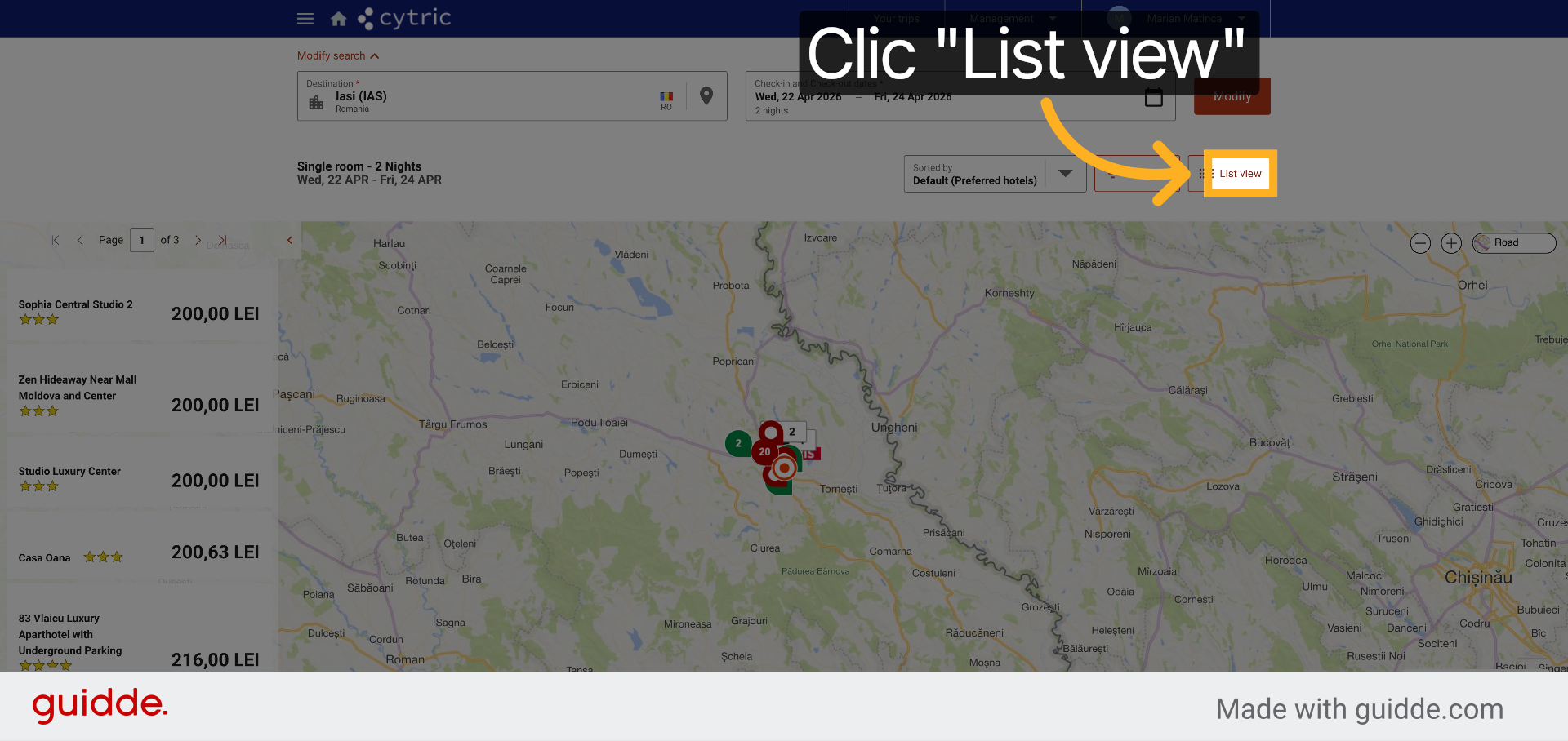Comutați La Vizualizare Listă