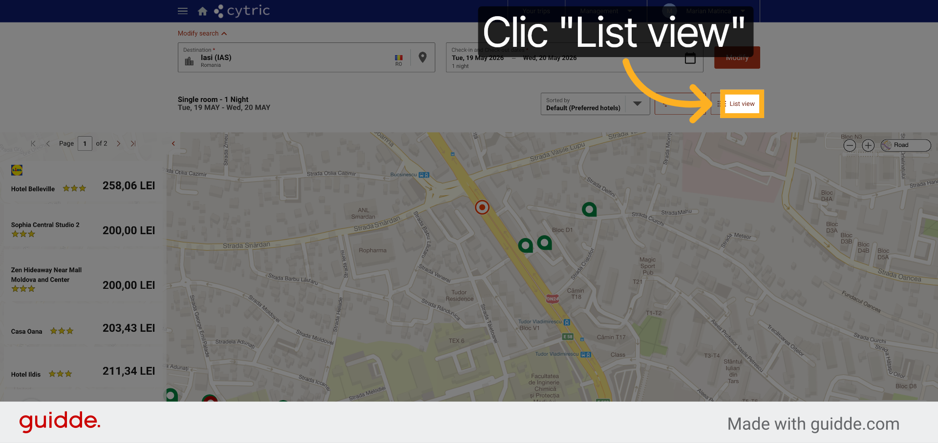 Comutați La Vizualizarea Listă