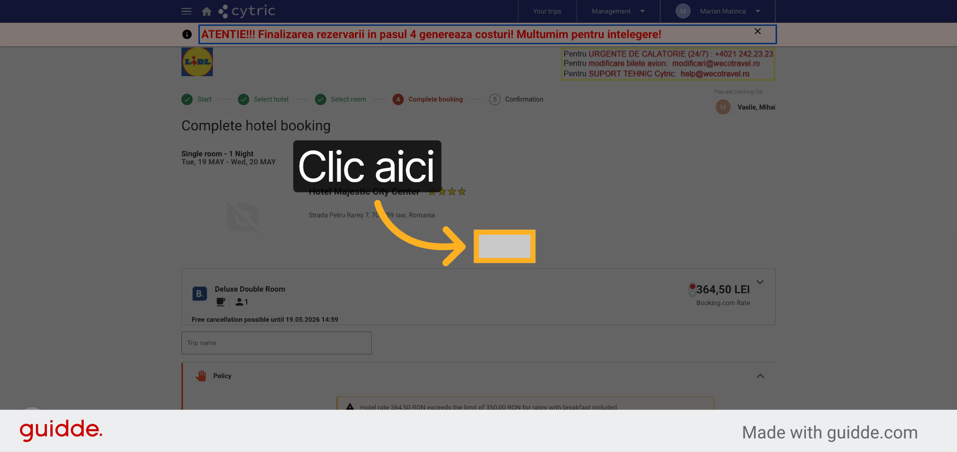 Accesați Formularul De Finalizare