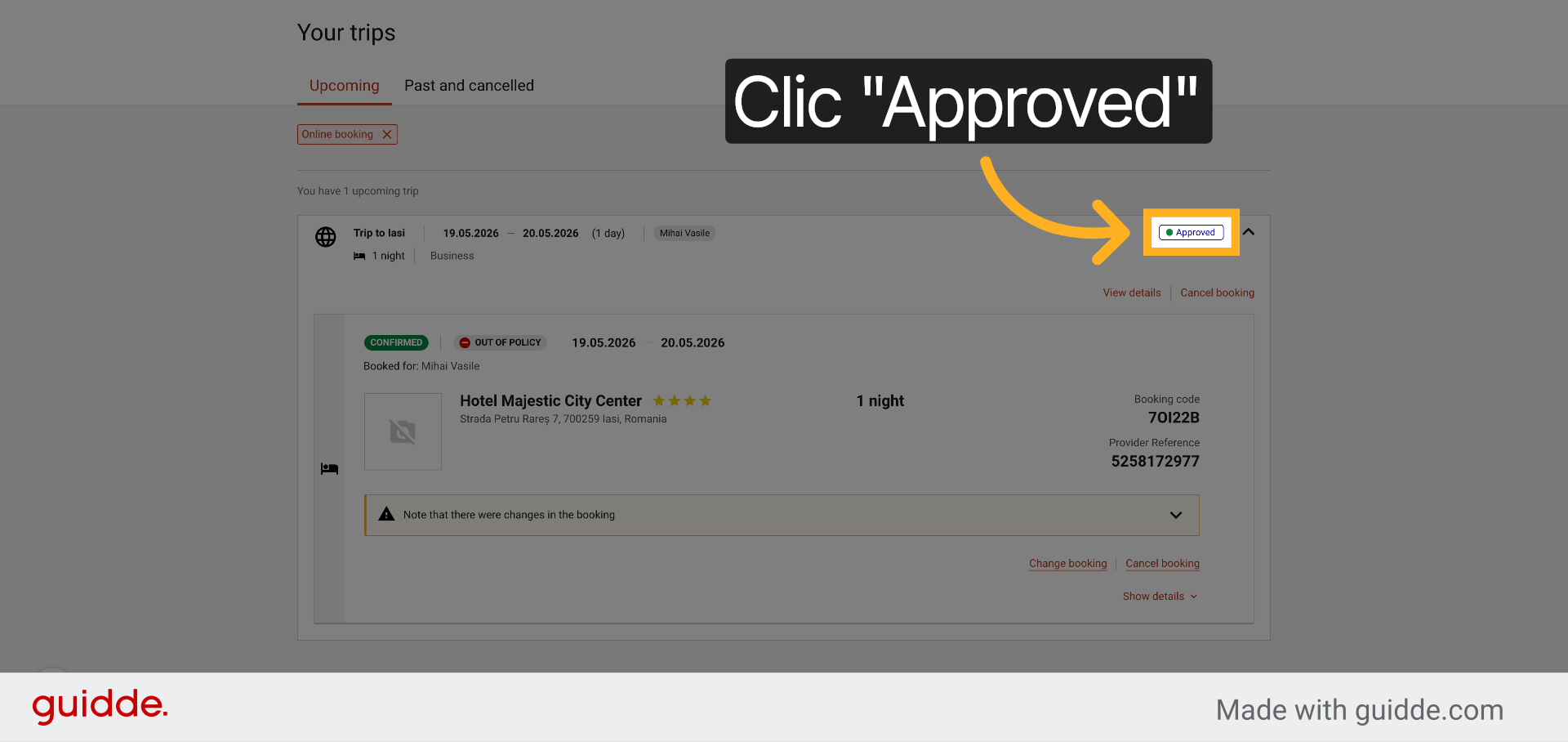 Selectați Filtrul 'Approved'