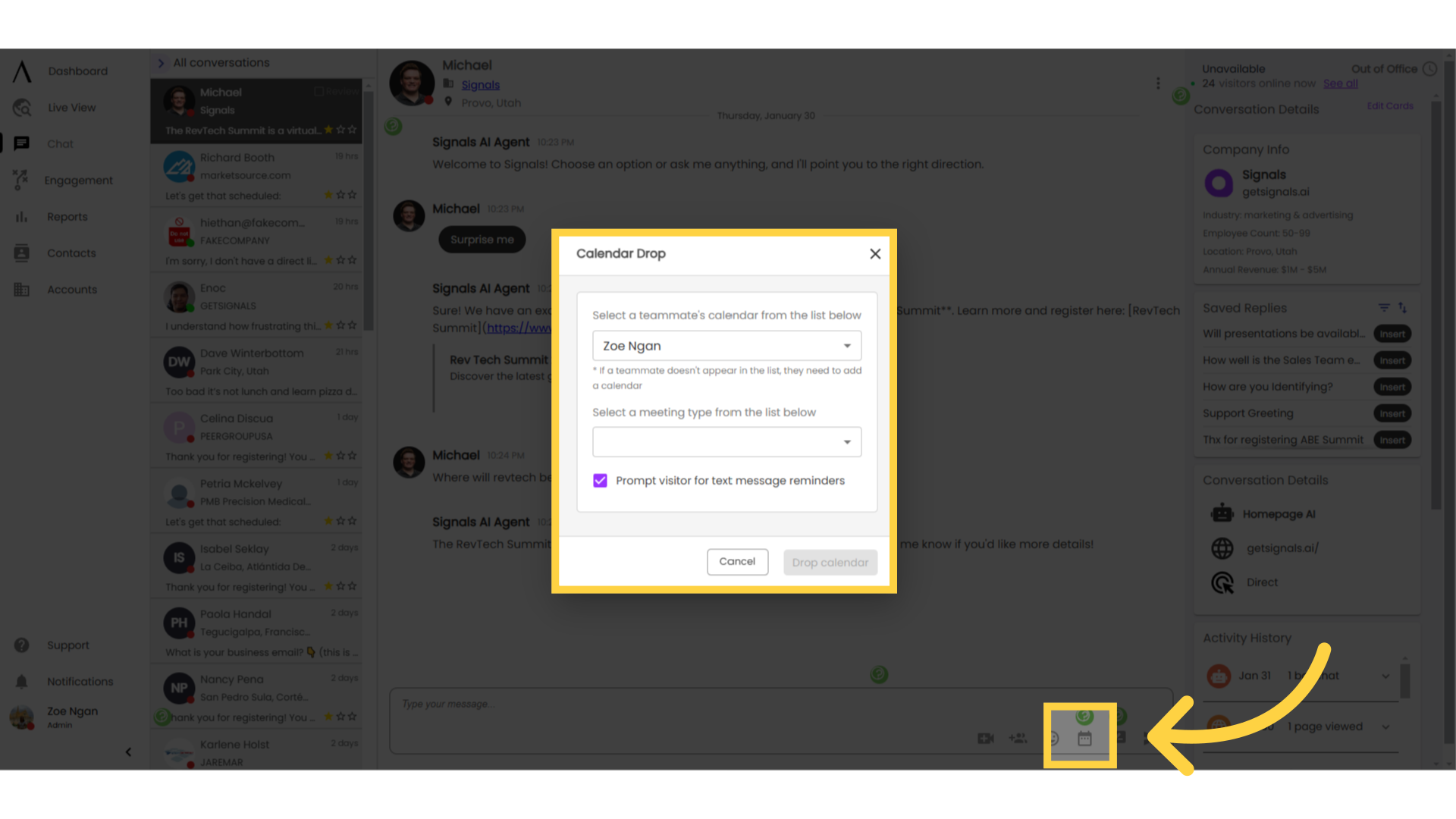 Use Case: Agent Chat