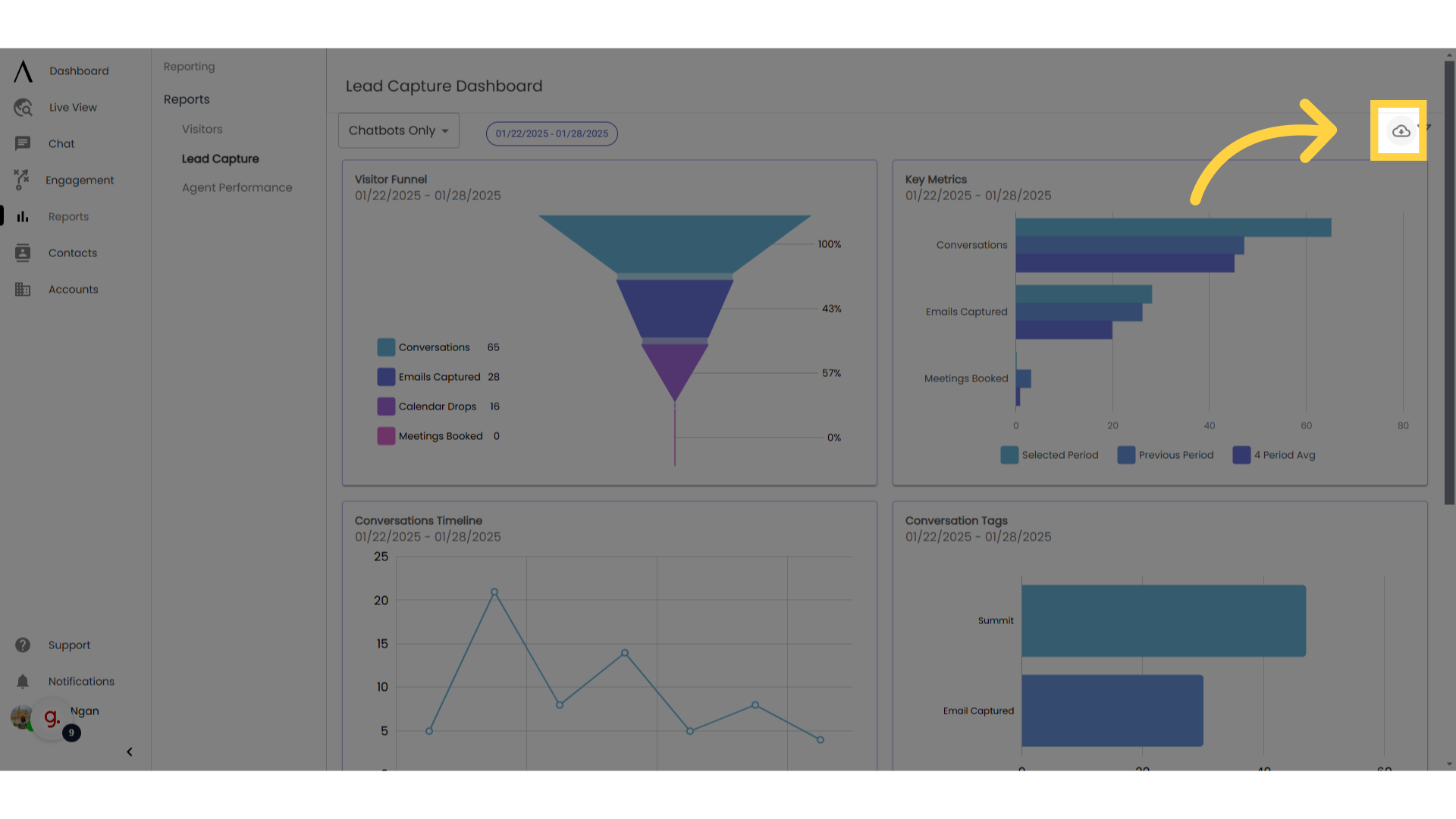 Export your CSV