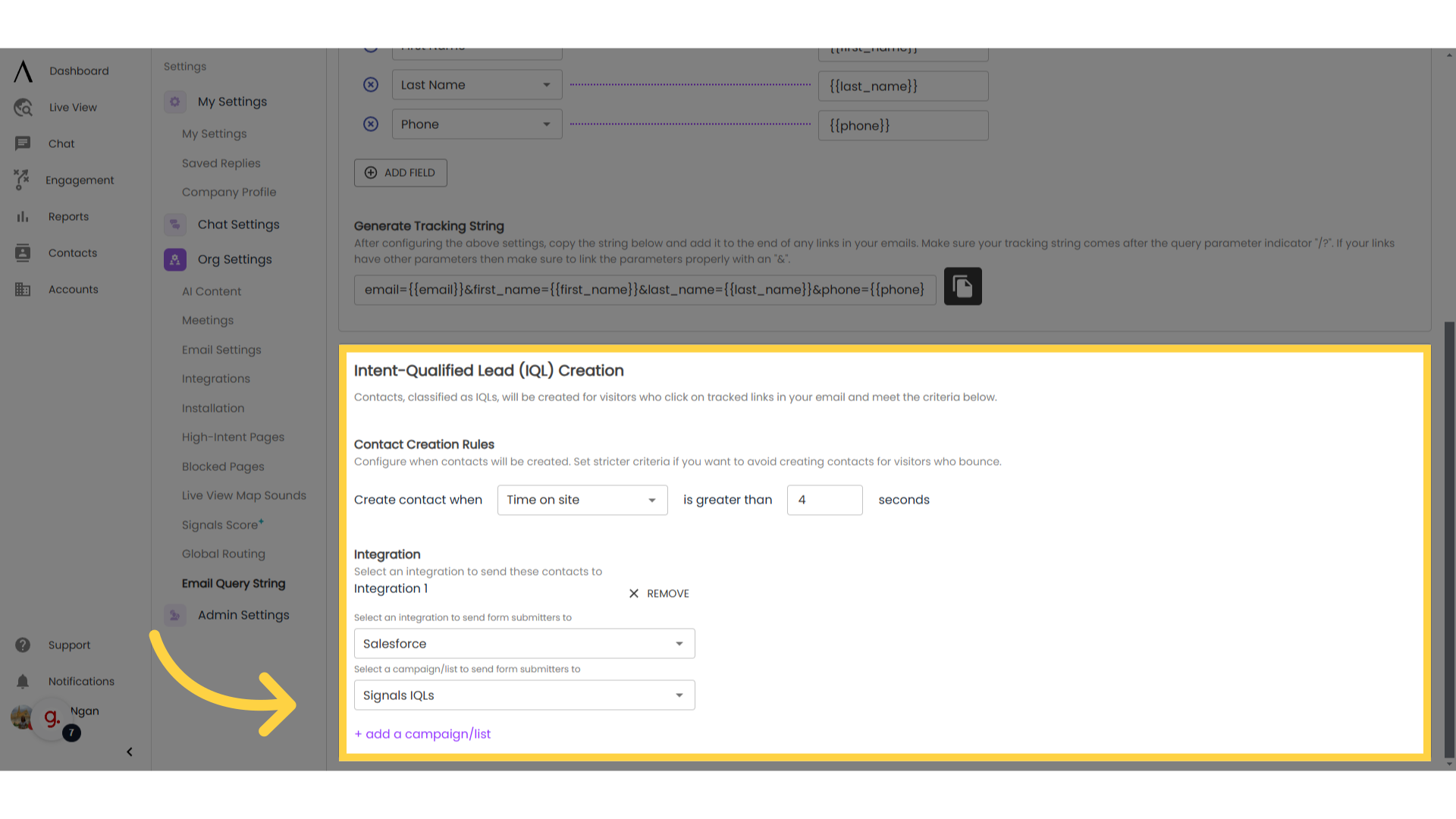 Determine IQL rules