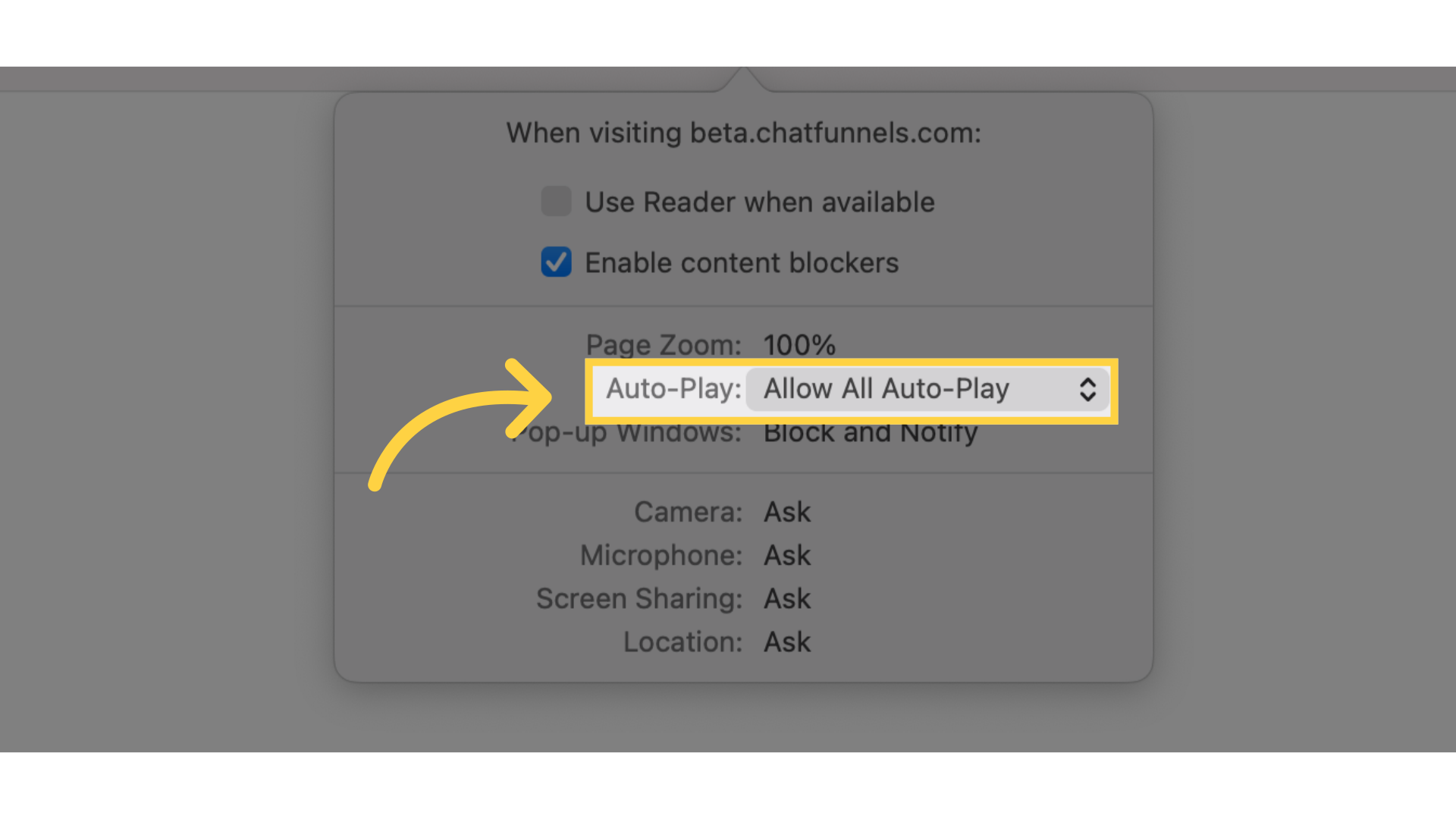 Allow Auto-Play