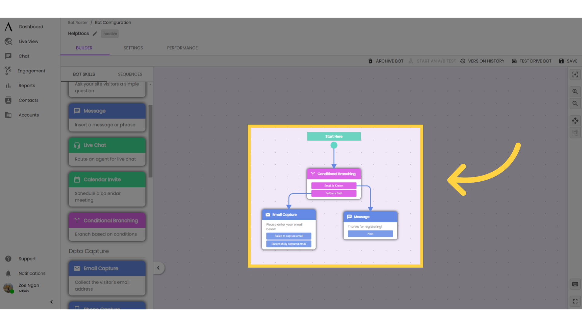 Data capture use case: