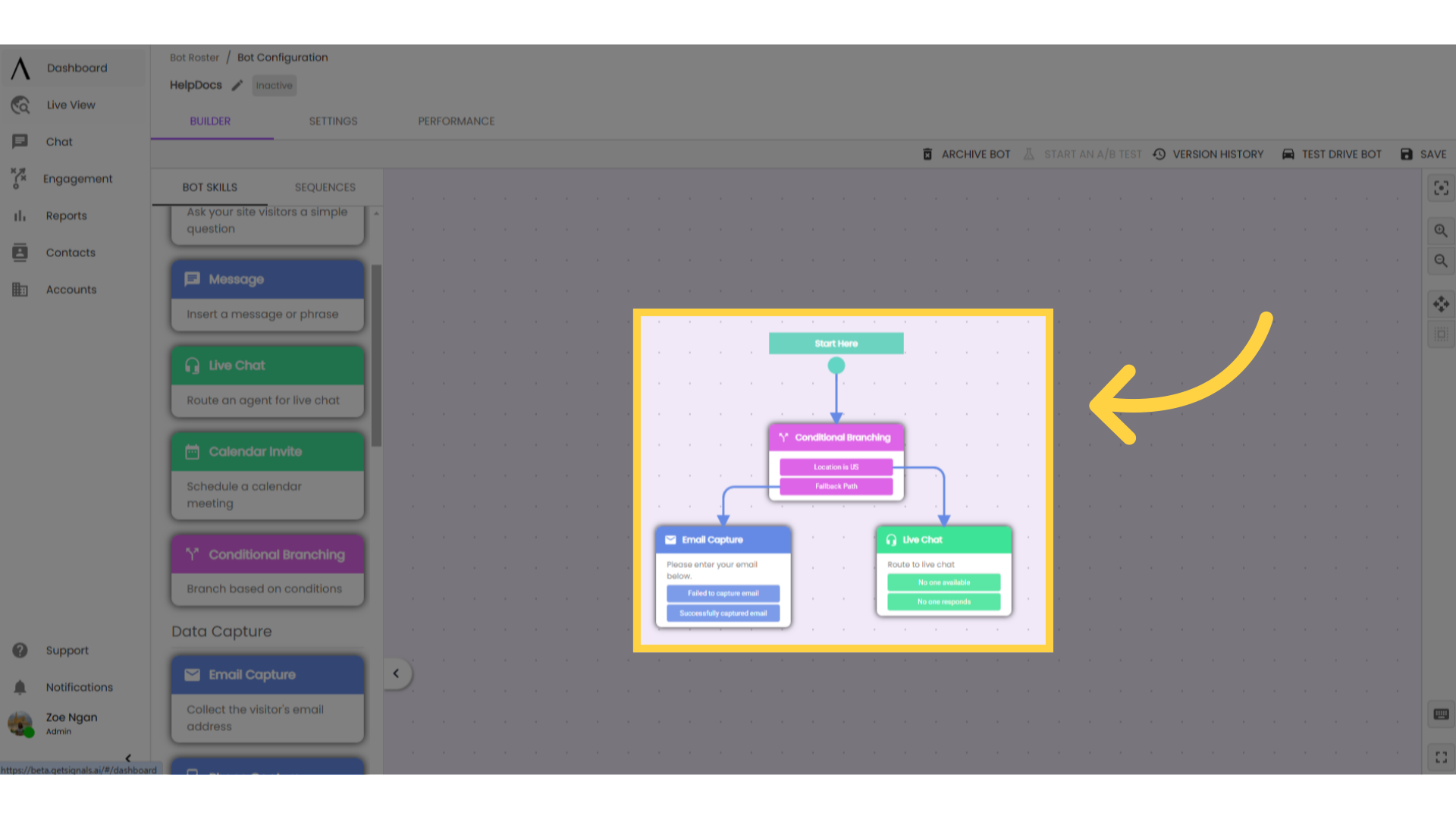 Regional routing use case: