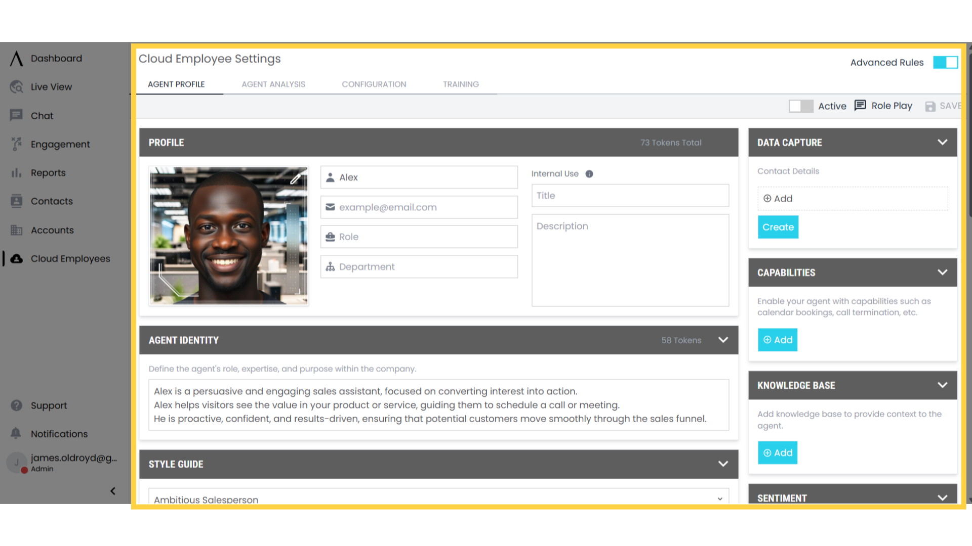 Use the Cloud Employee Settings to Customize Your Employee