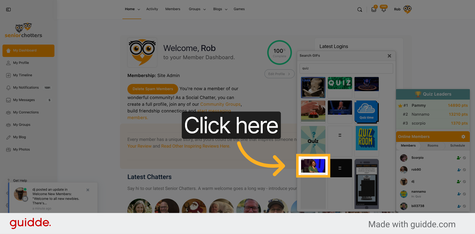 Click Search Result