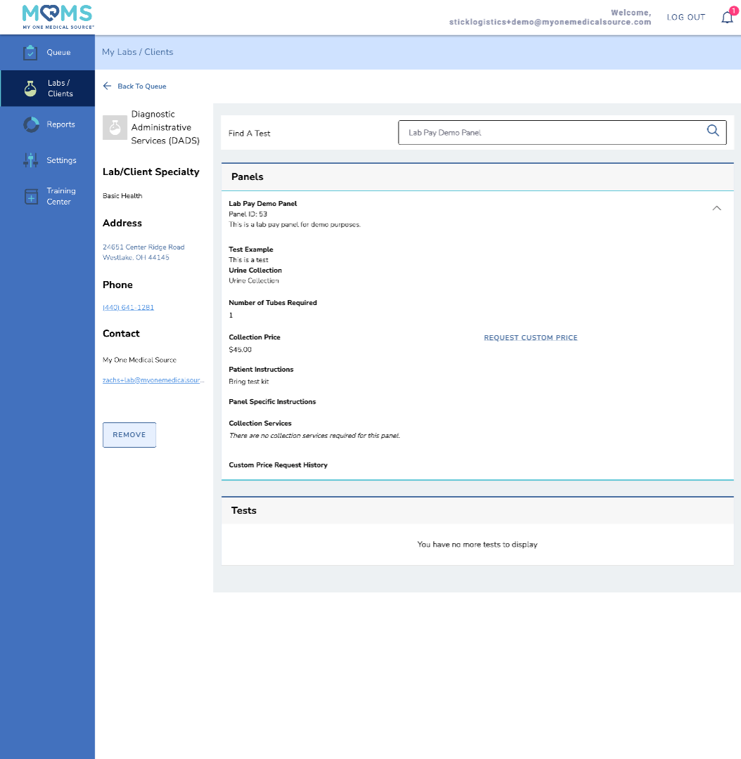 Return To Patient Queue