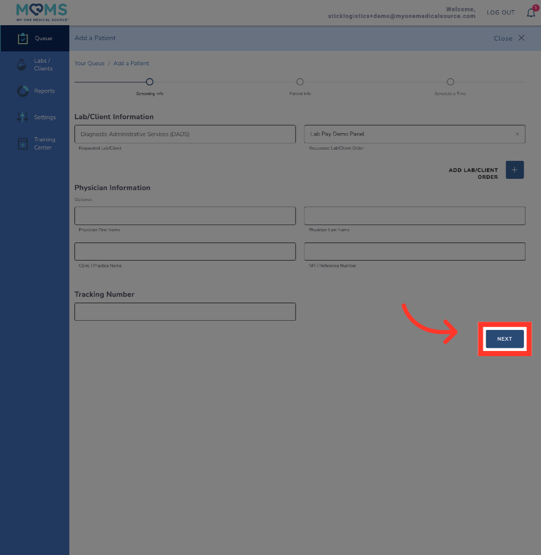 Proceed To Next Step