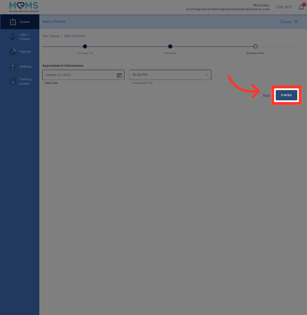 Complete Appointment Setup