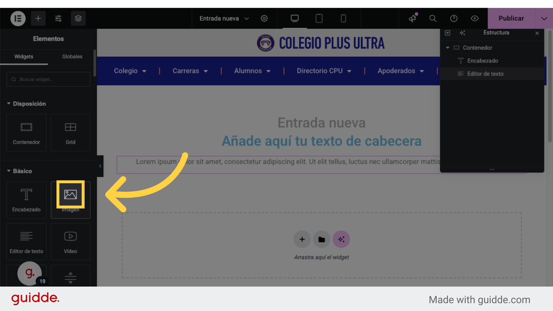 Insertar imagen