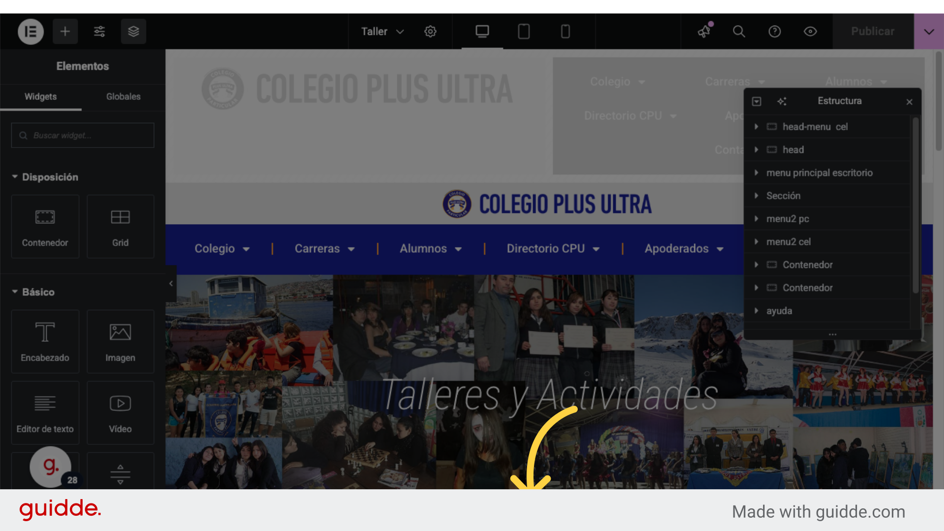 Cambiar a 'colegioplusultra.cl'