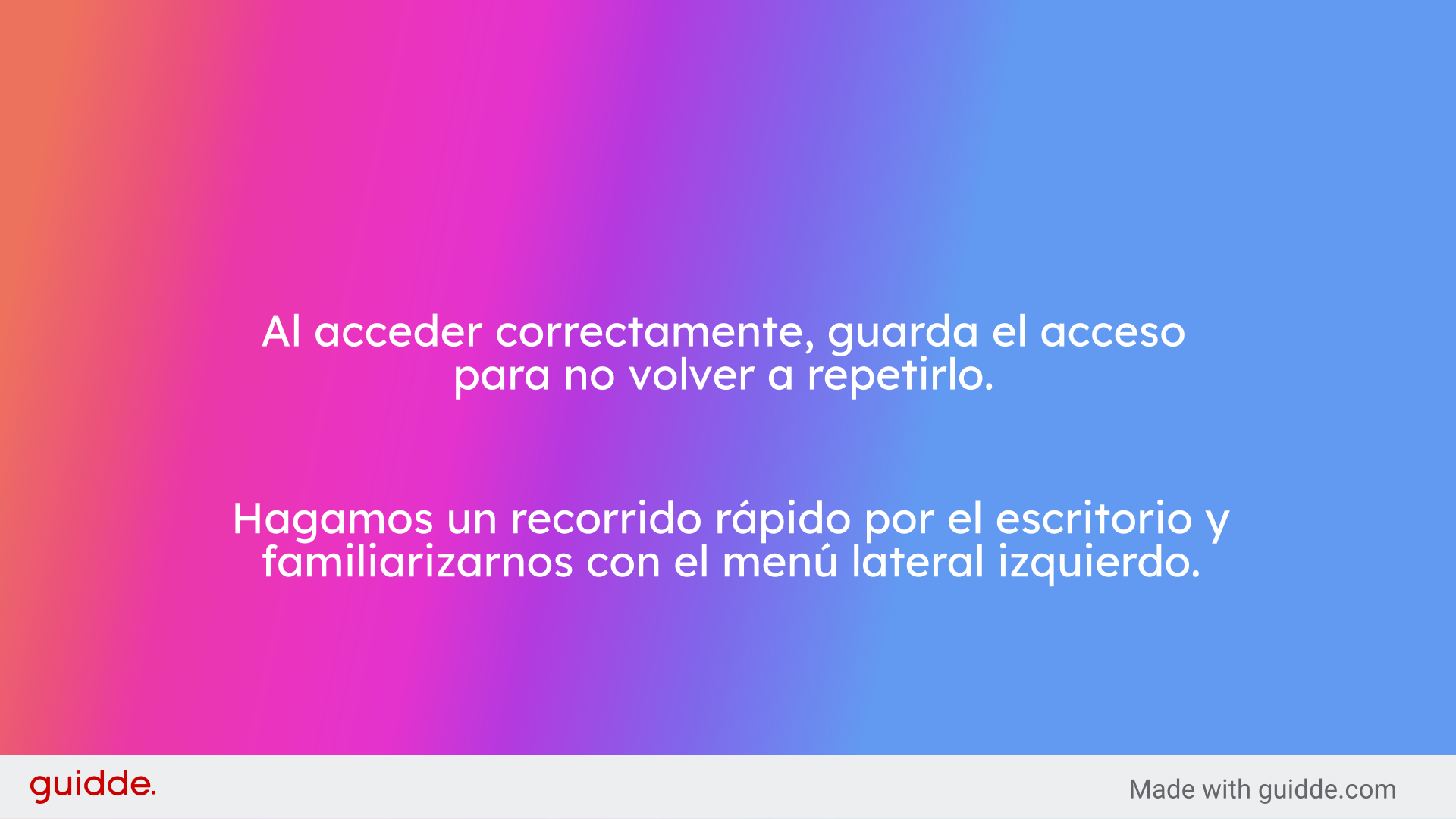Menu lateral
