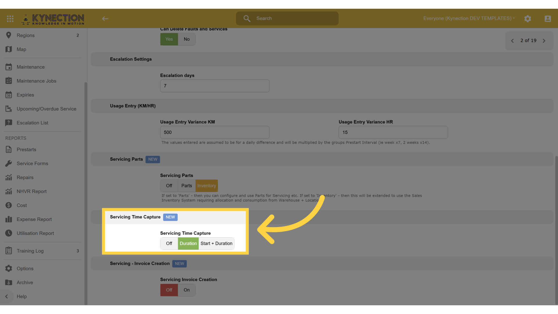 New Section - Time Capture