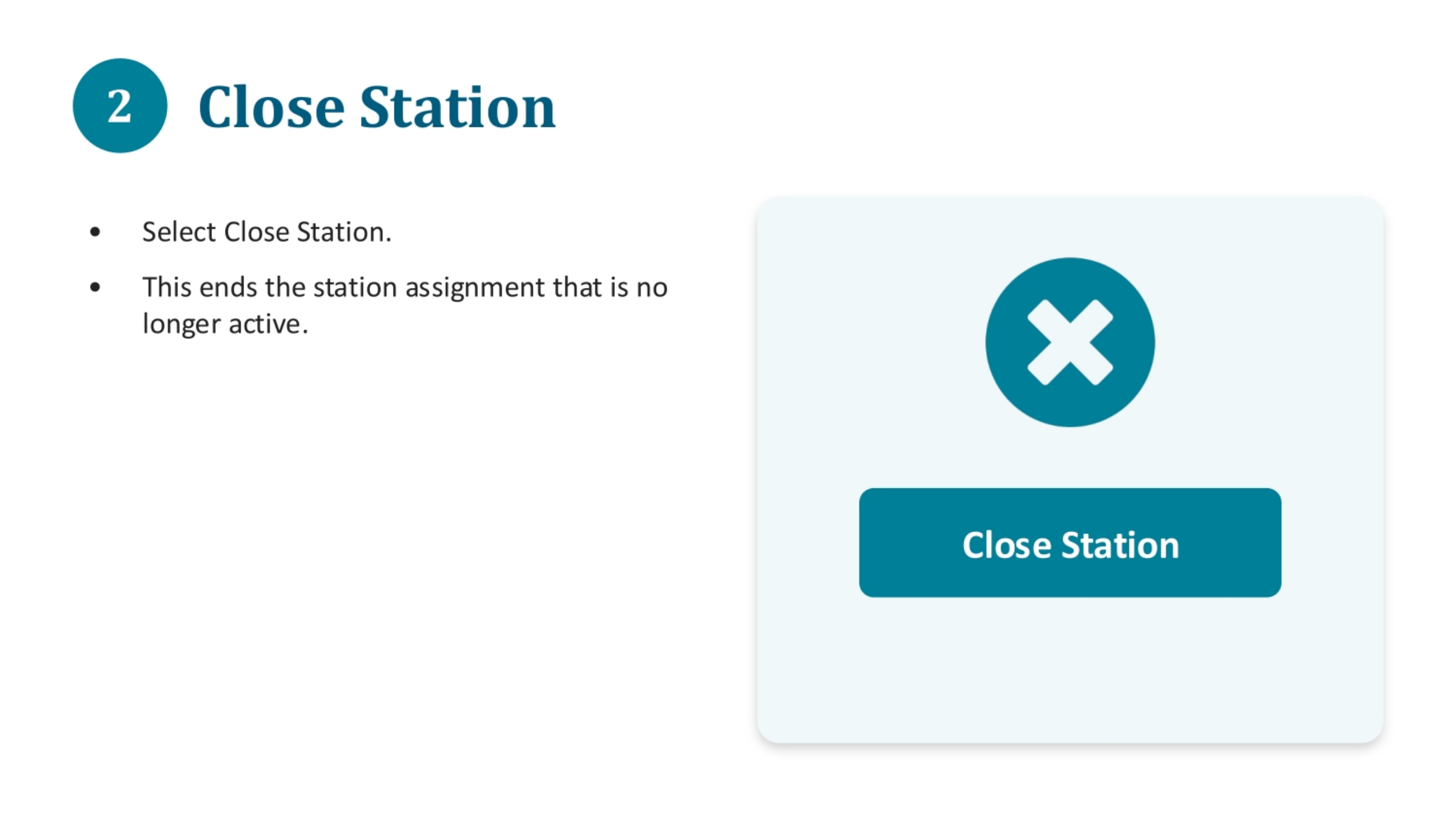 Close Station