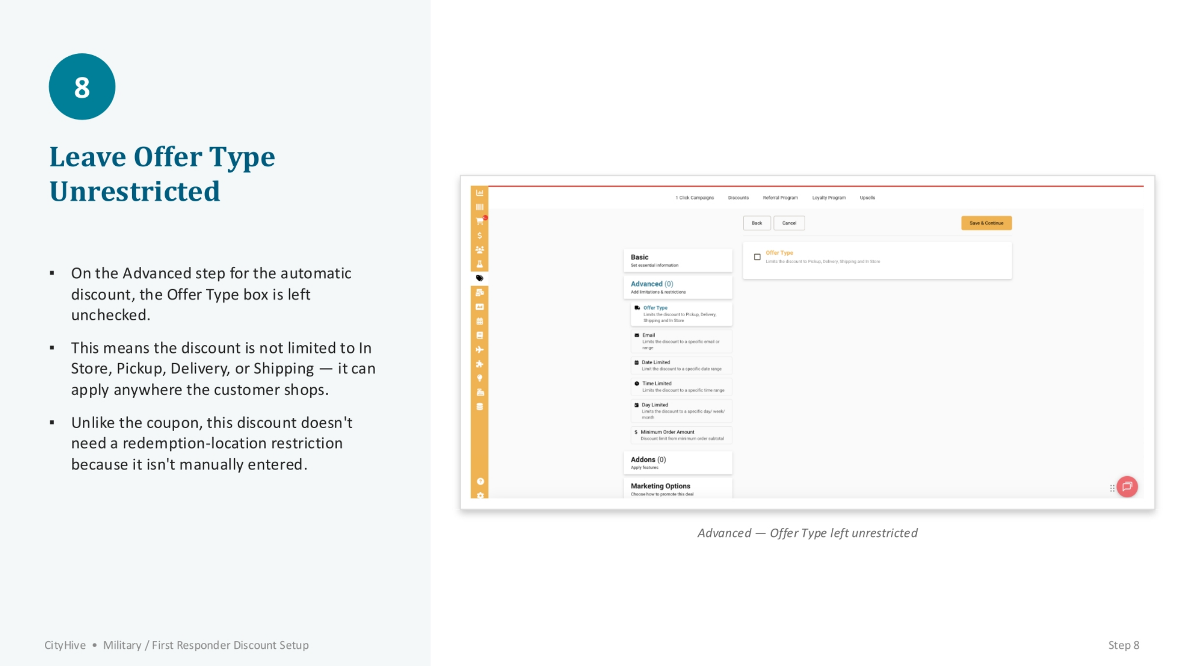 Unrestricted Offer Type for Automatic Discount