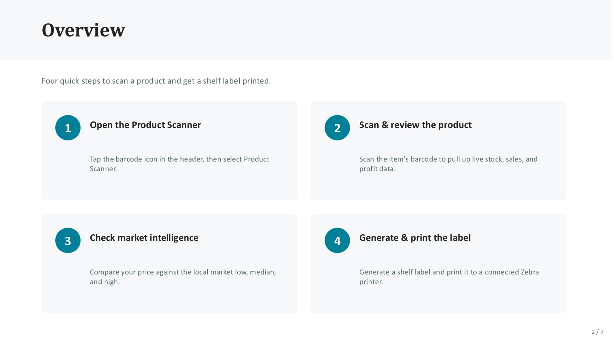 Overview of the Process