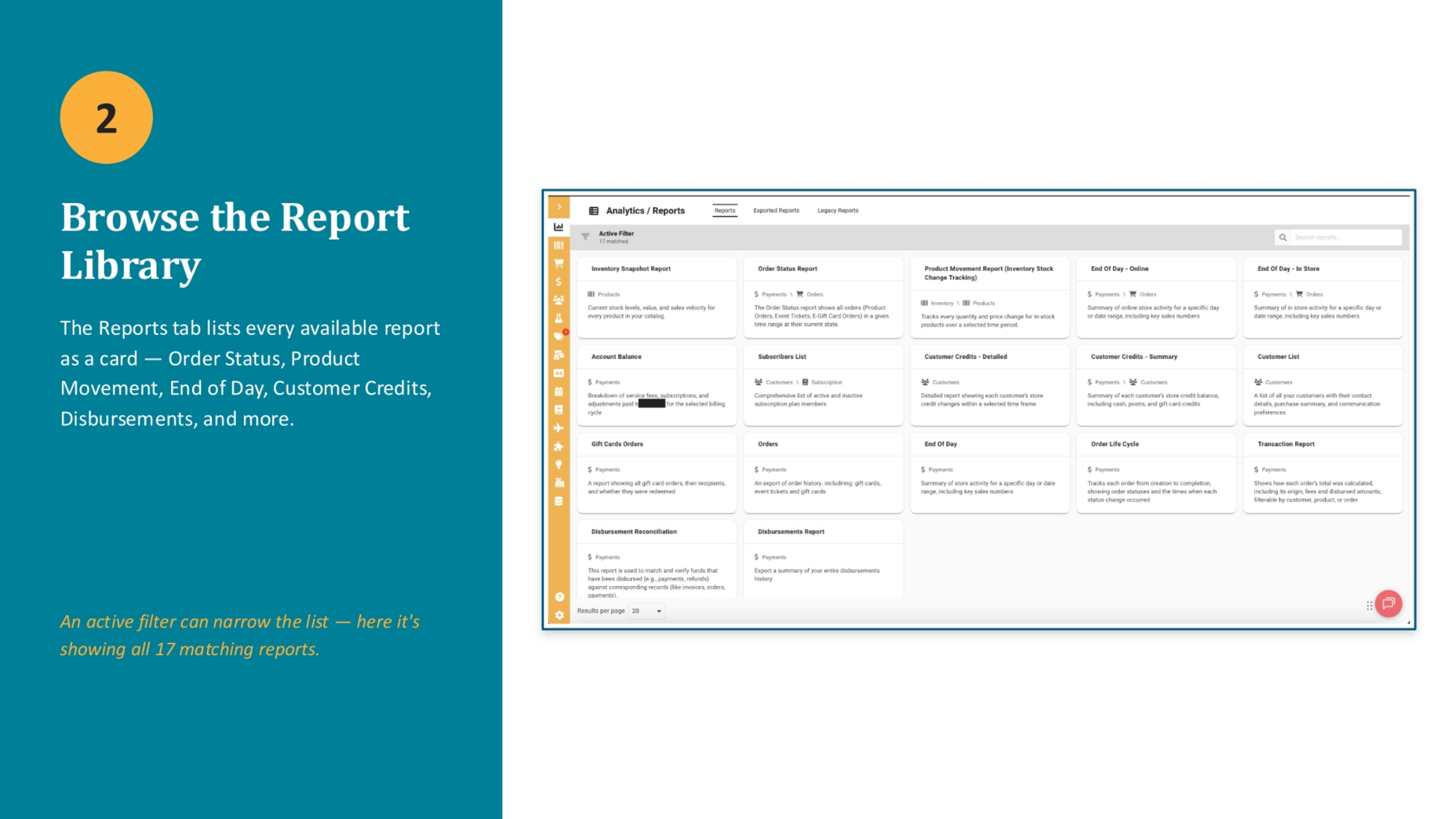 Exploring the Report Library
