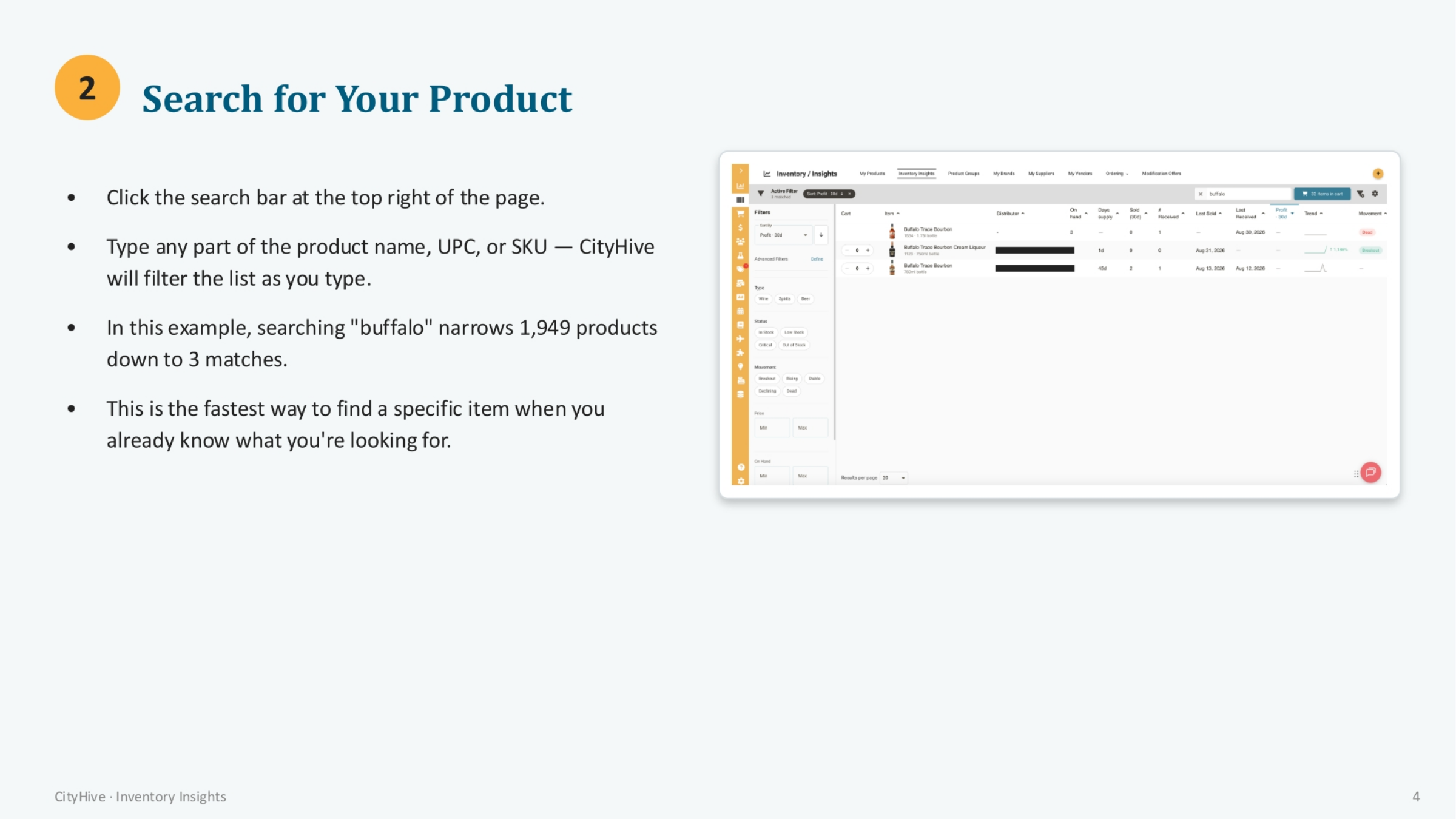 Searching for Your Product