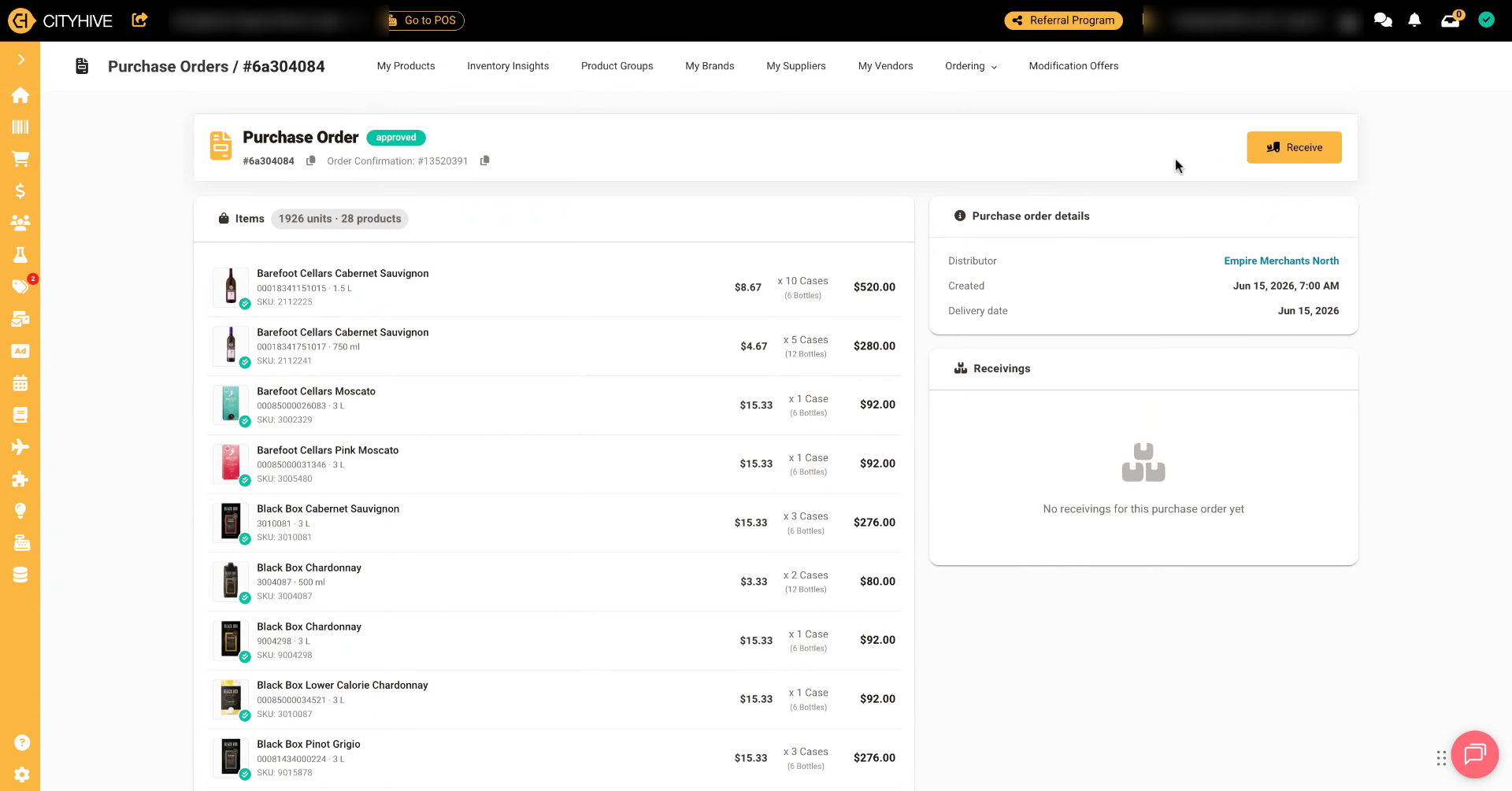 View Inventory and Add to Cart