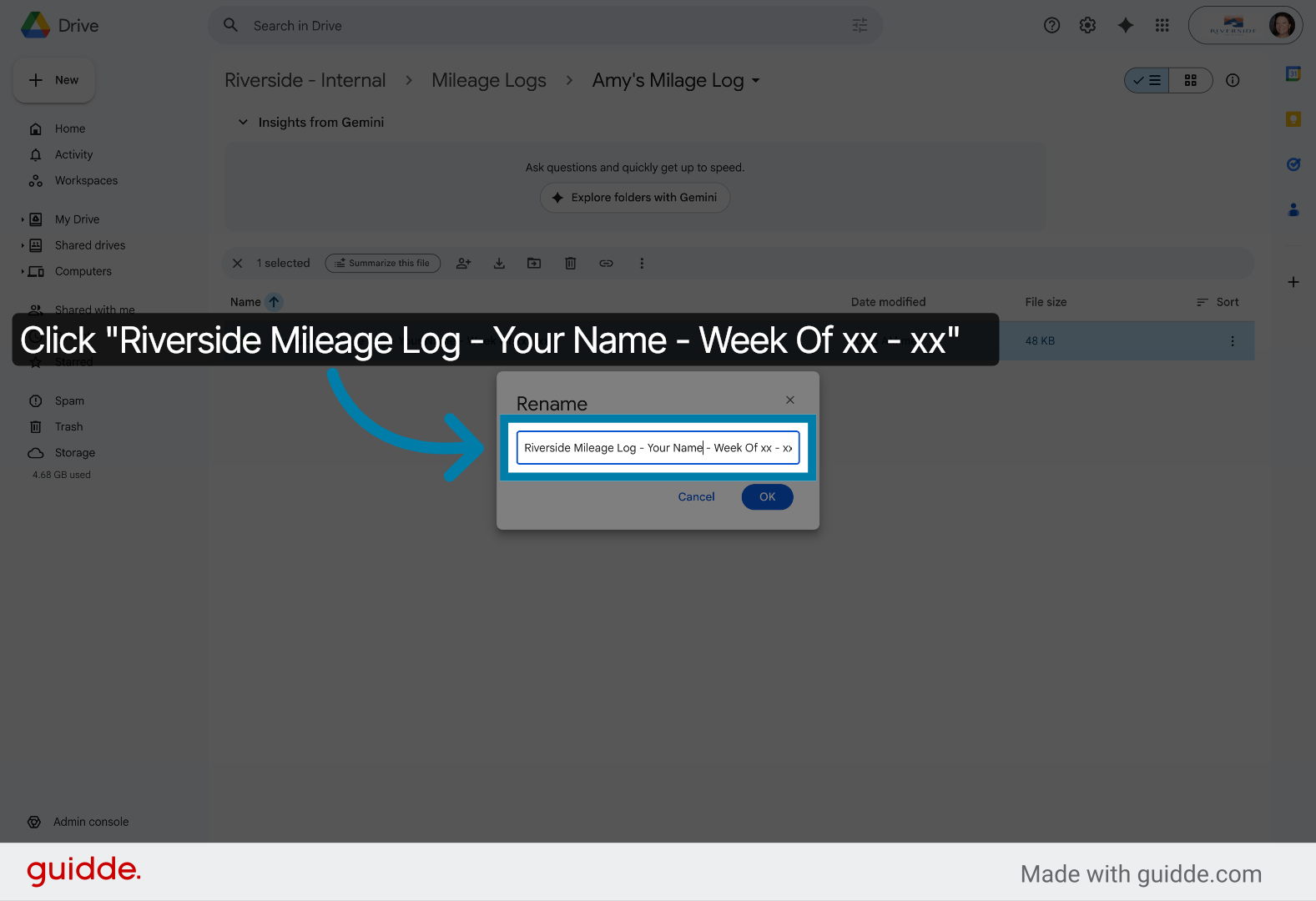 Highlight Document Name