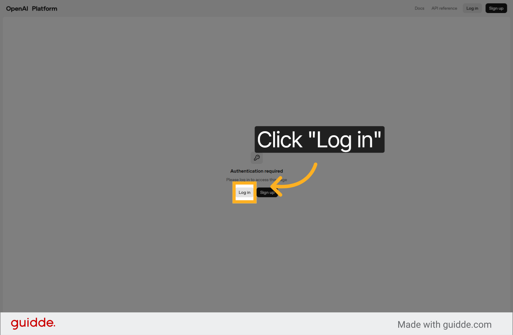 Log In to OpenAI