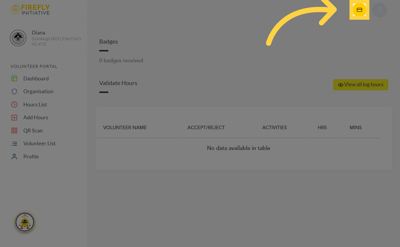 Click the Firefly Wallet button