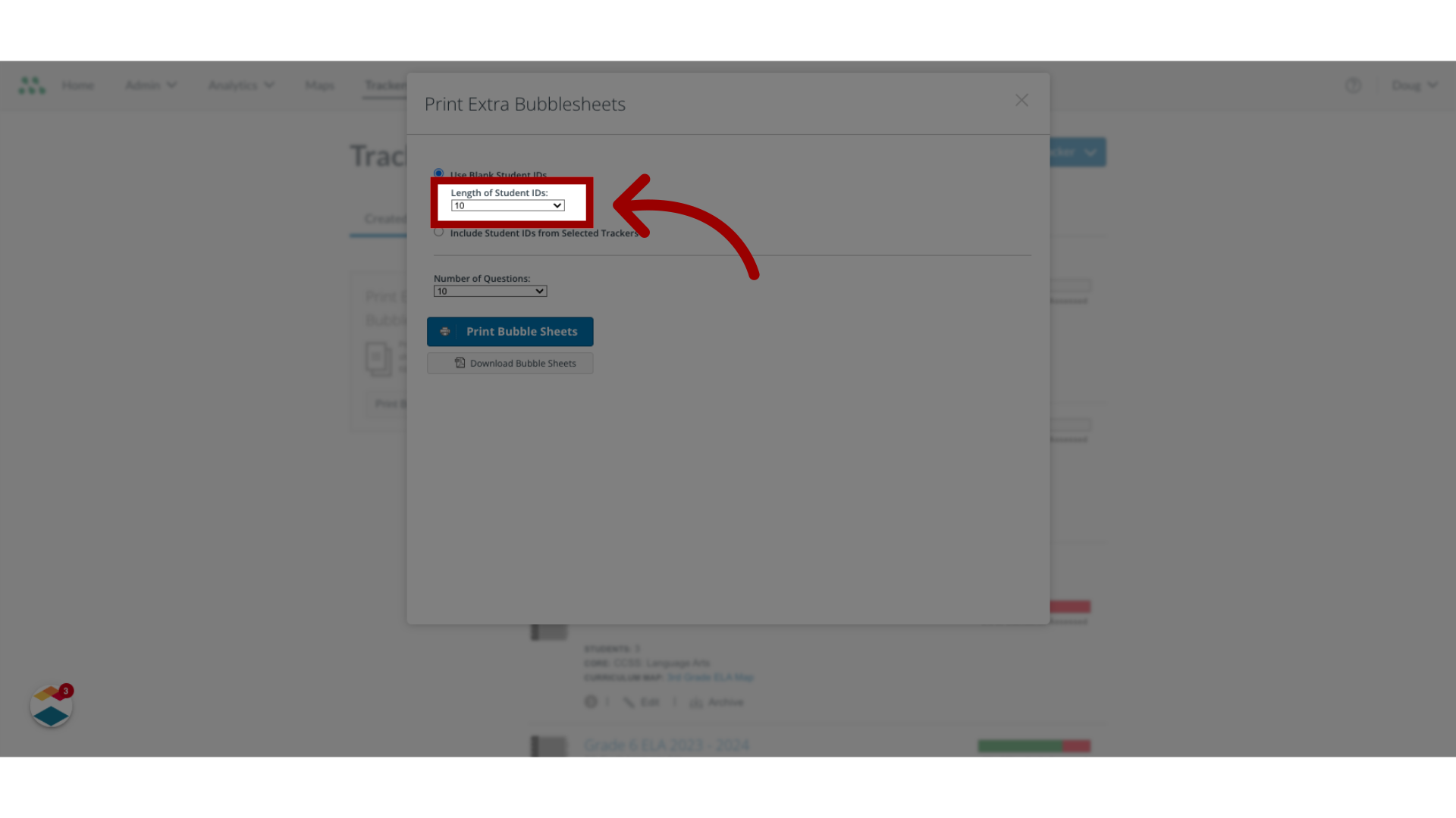 Select ID Number Length