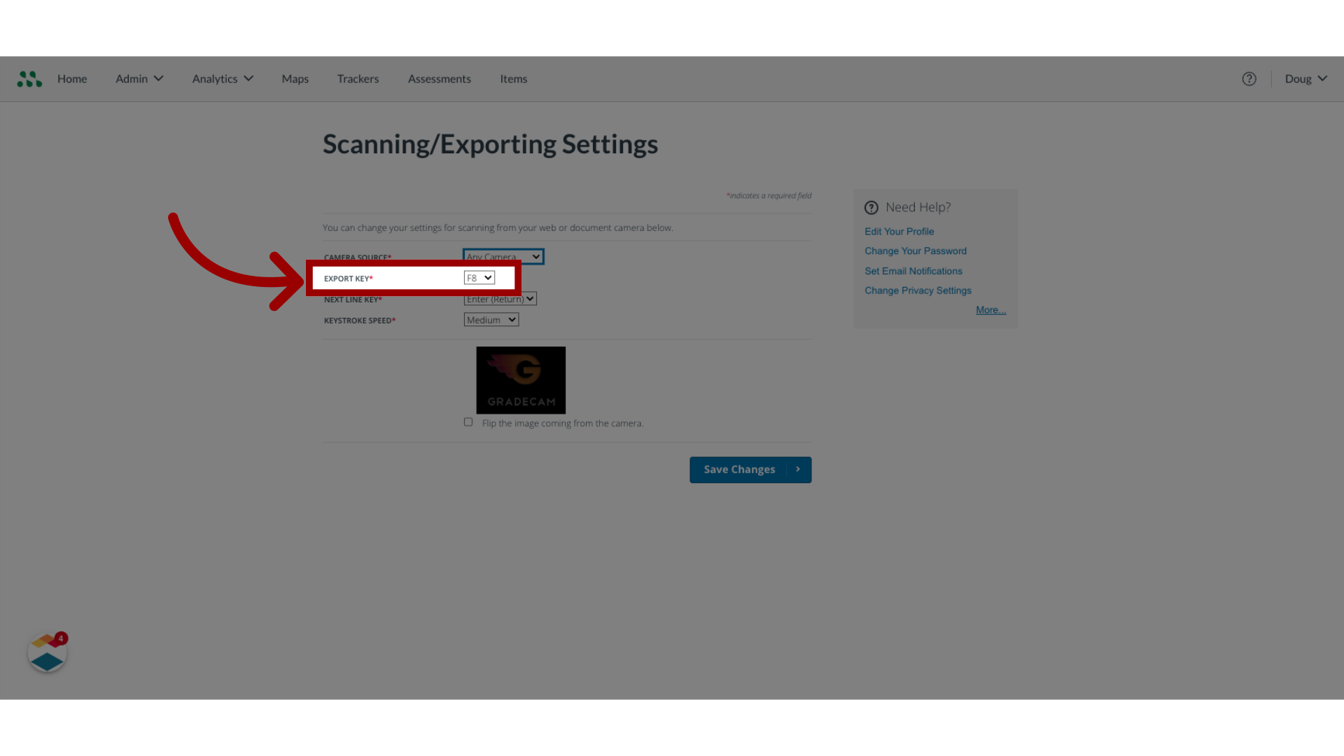 Select
Export Key