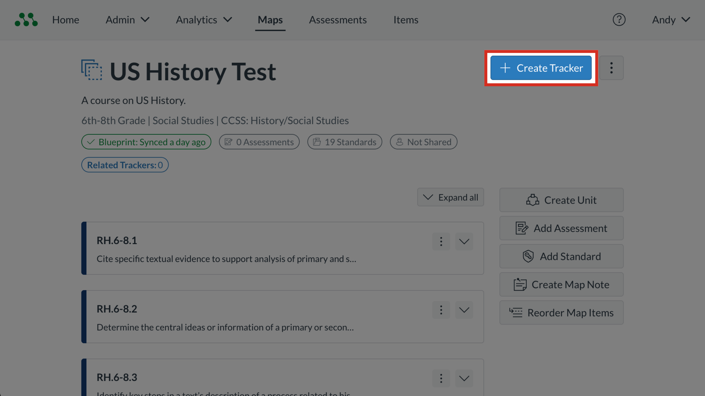 Create Tracker