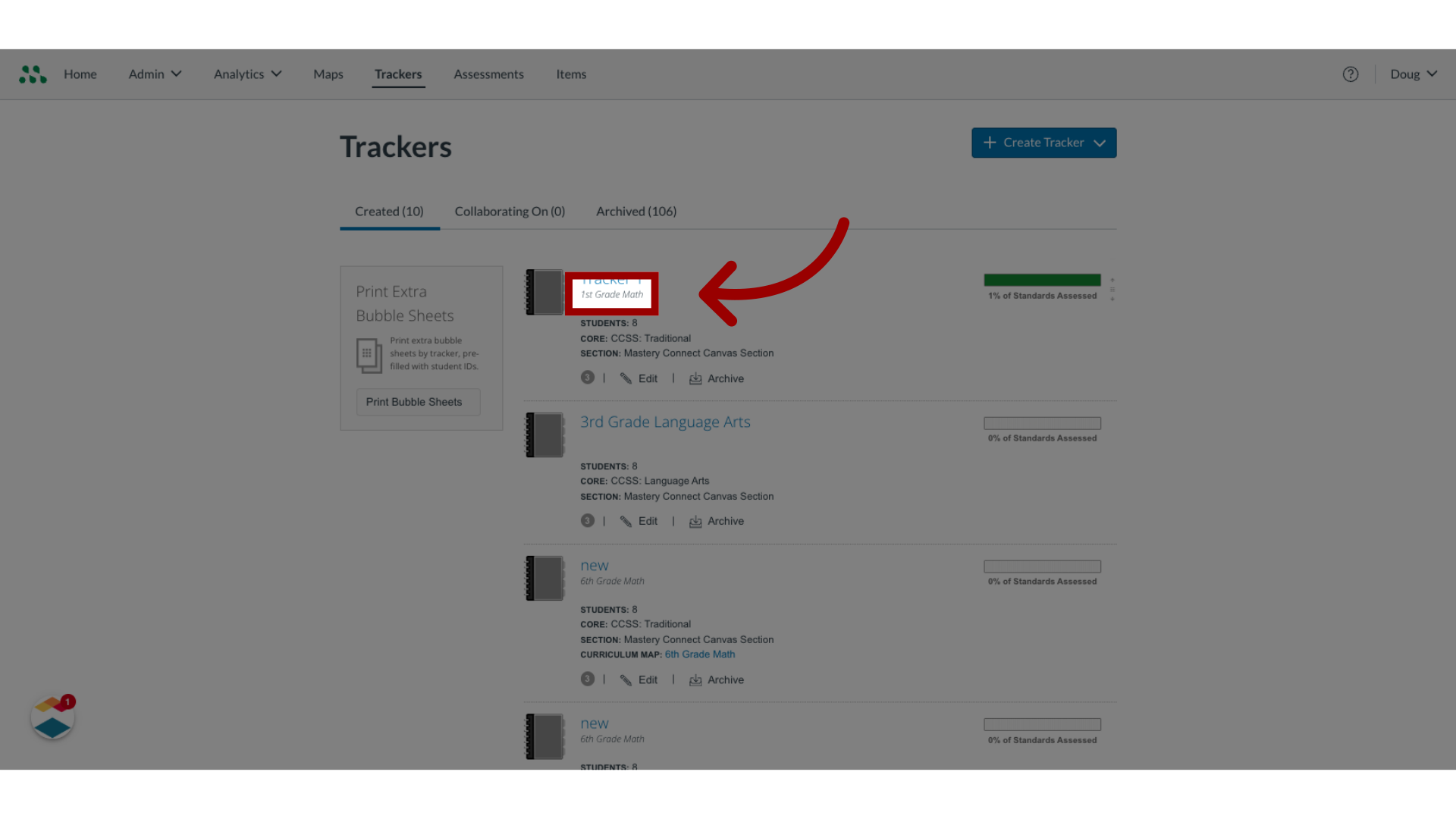 Click Tracker Name