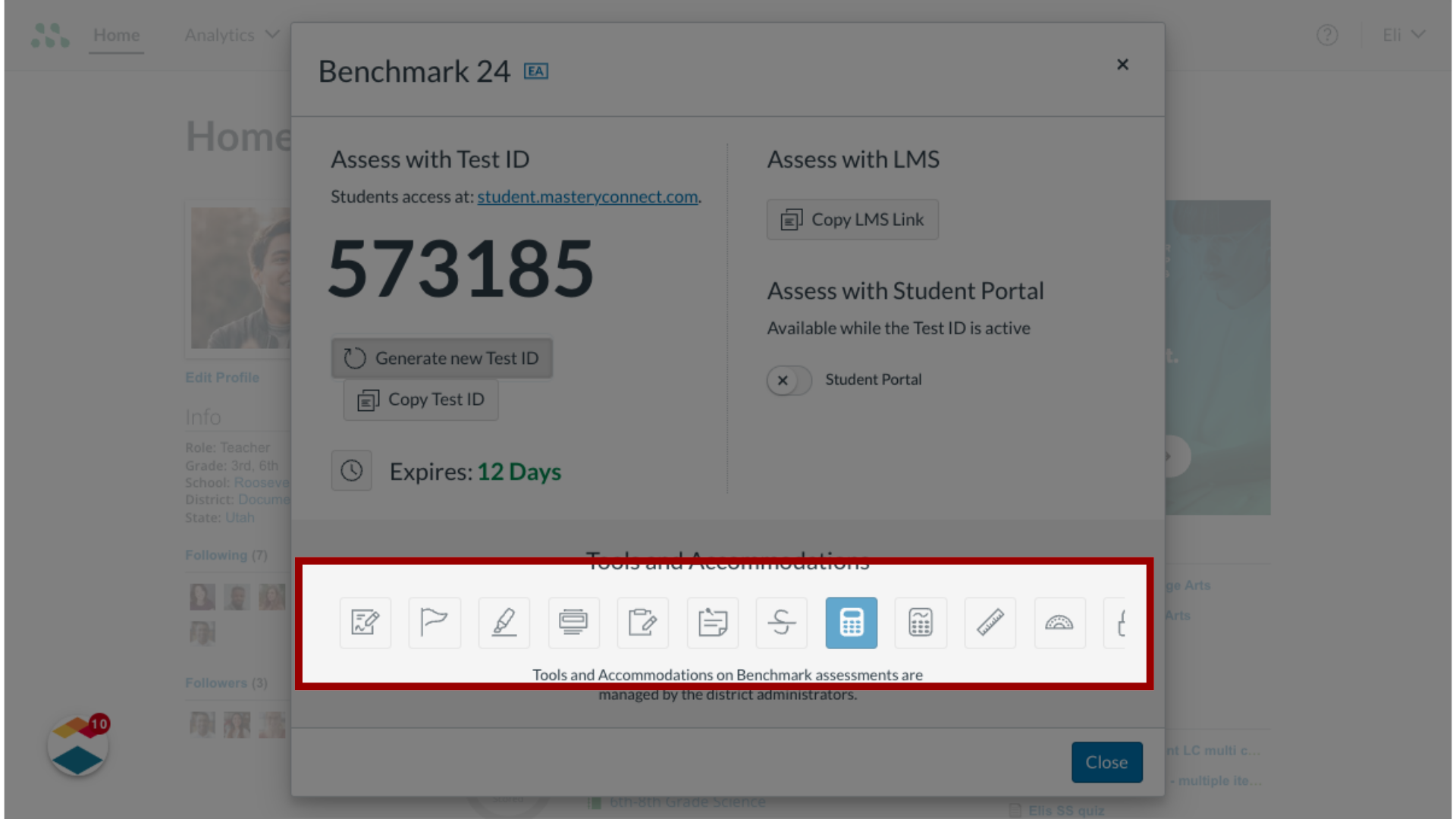 View Tools and Accommodations 