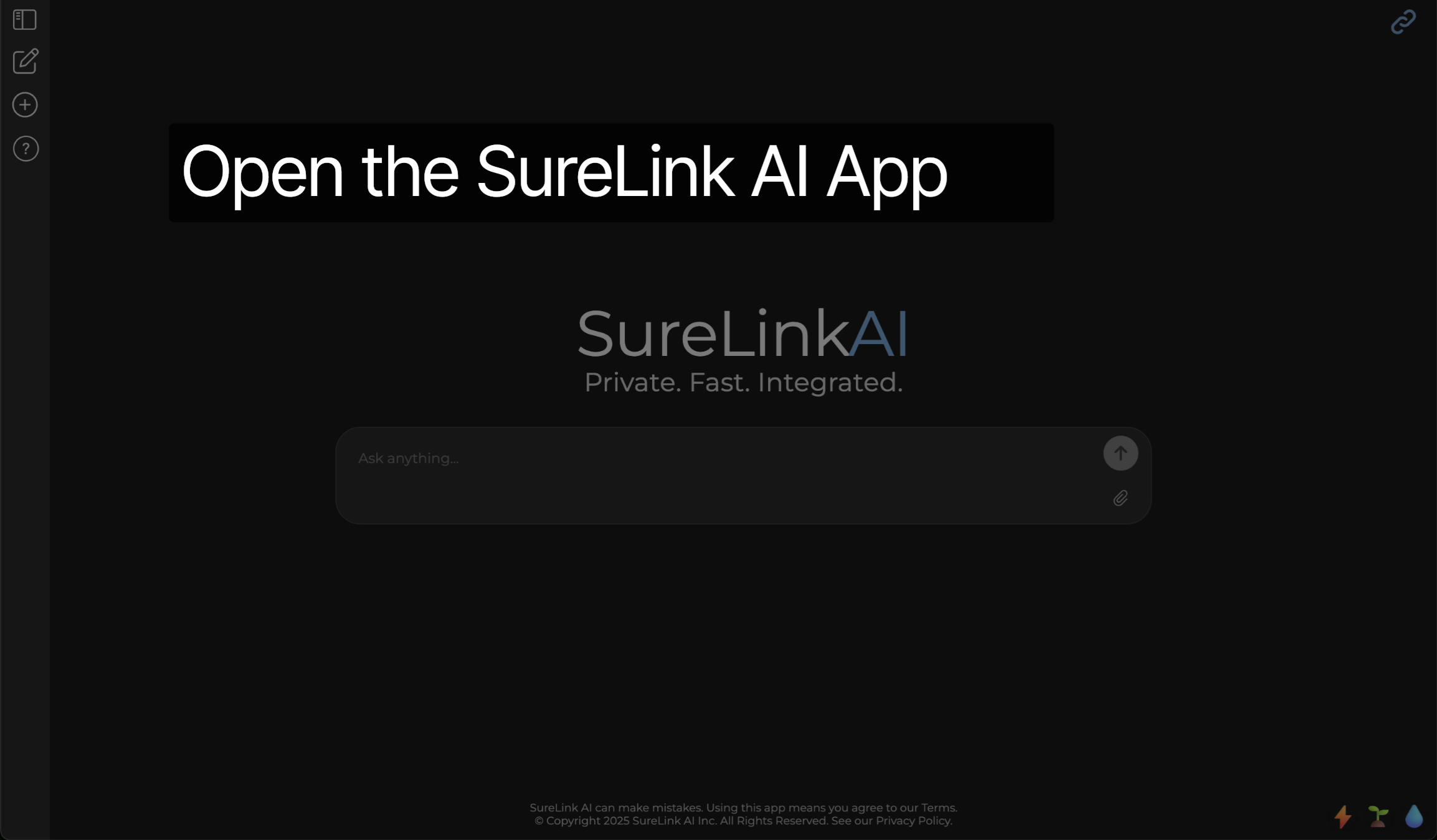 Open the SureLink AI App