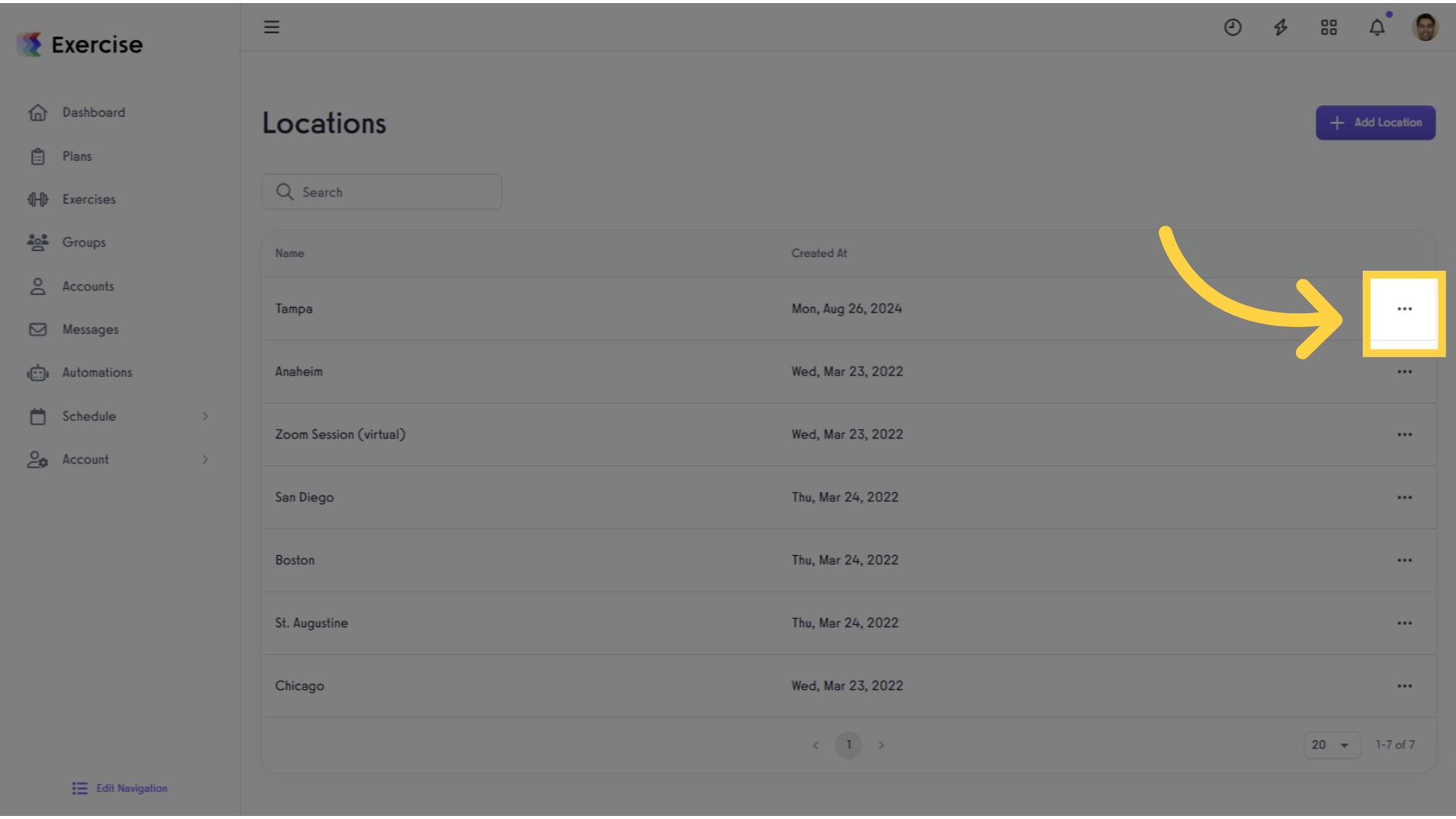 Select Location