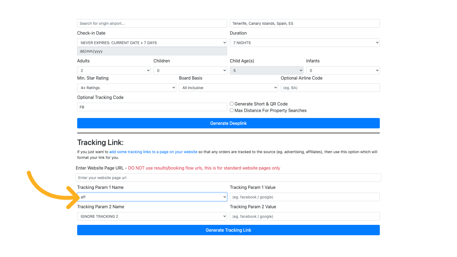 We've chosen AFF as an abbreviation of Affiliate