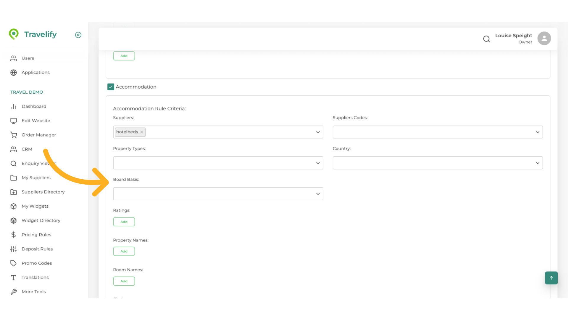 Again you can refine your Rule further using these additional fields